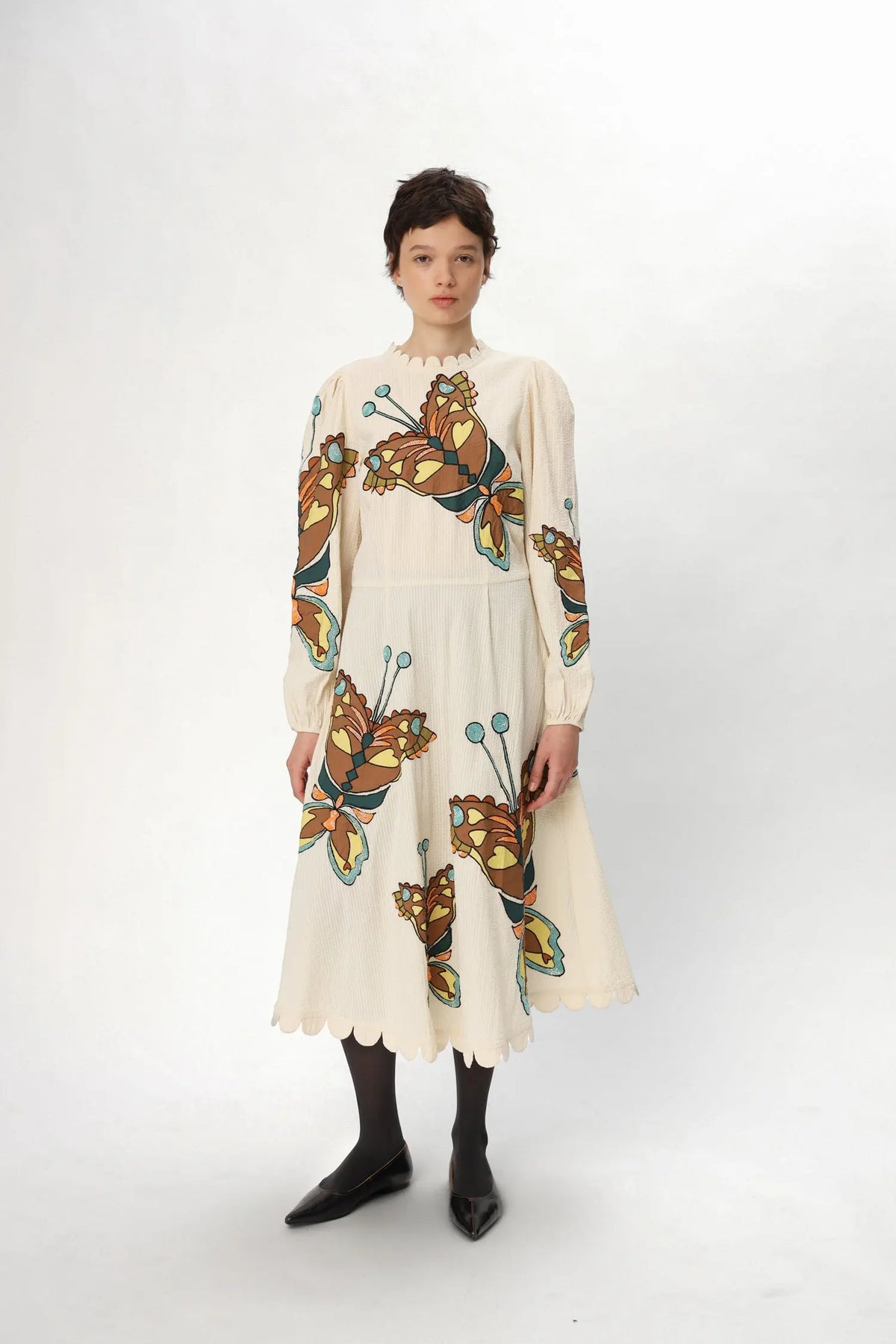 Stella Nova Butterfly Dress Dress 036 Creme Tones