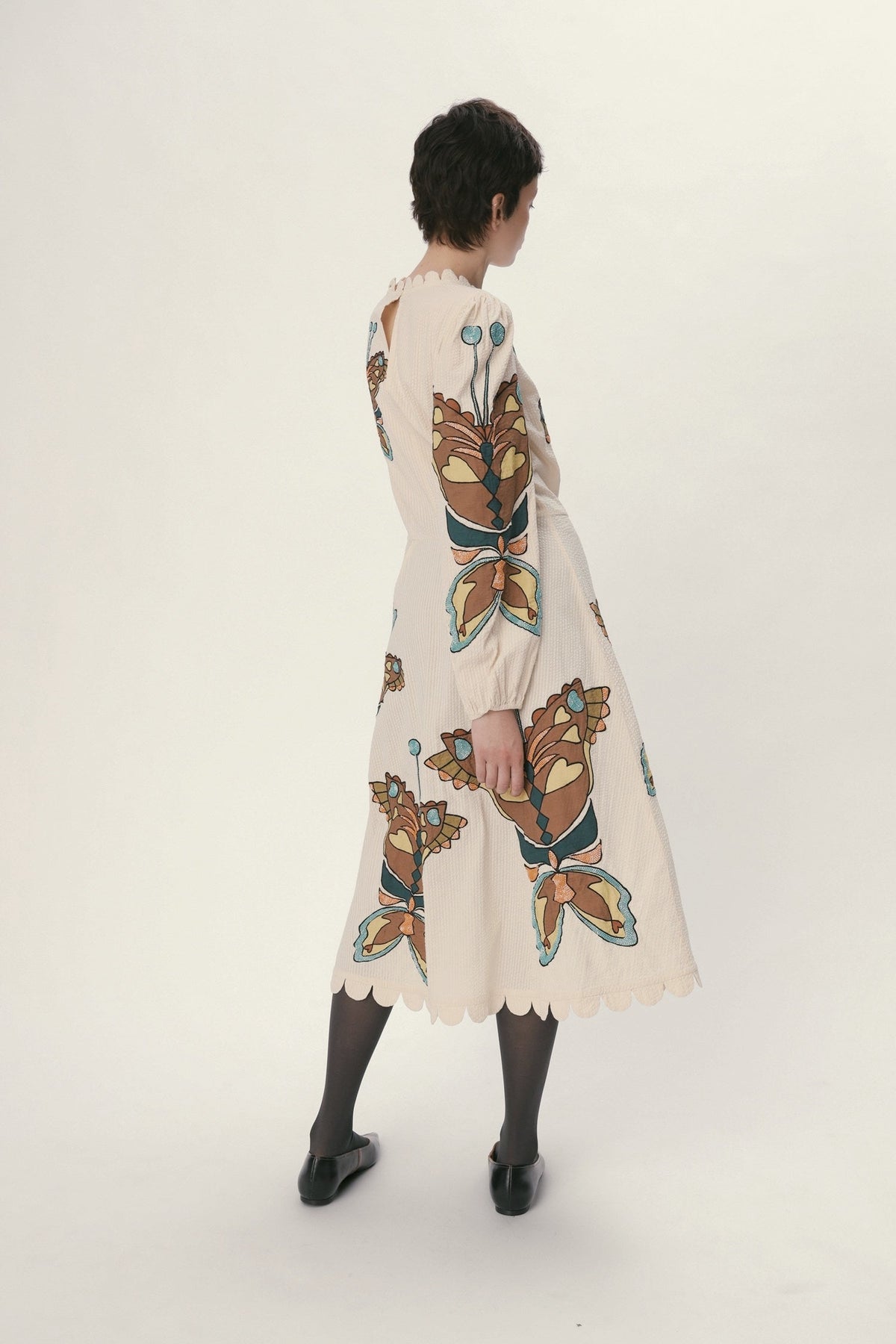 Stella Nova Butterfly Dress Dress 036 Creme Tones