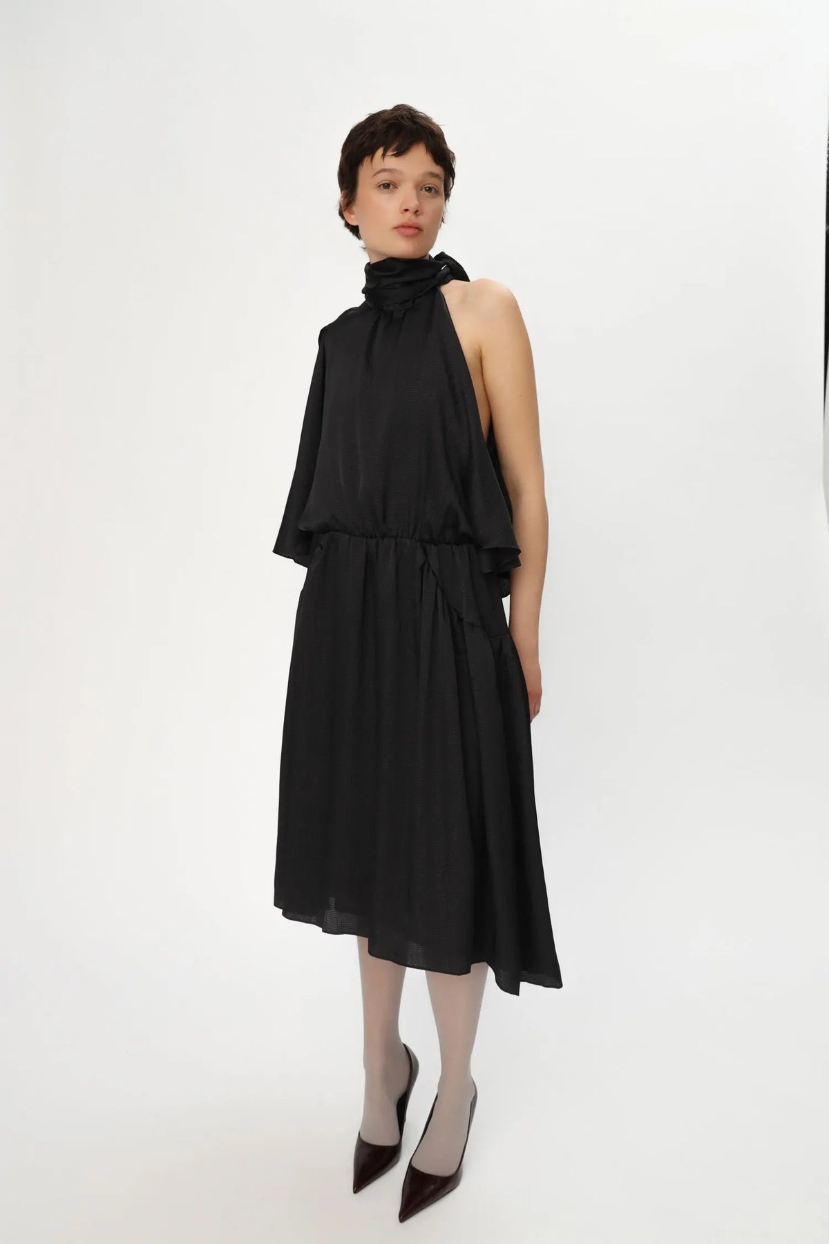 Stella Nova Butterfly Sleeved Dress Dress 999 Black