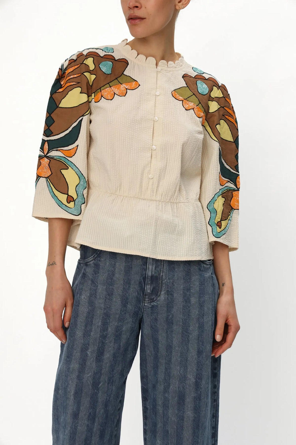 Stella Nova Butterfly Top Top 036 Creme Tones