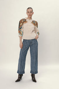Butterfly Top - Creme Tones