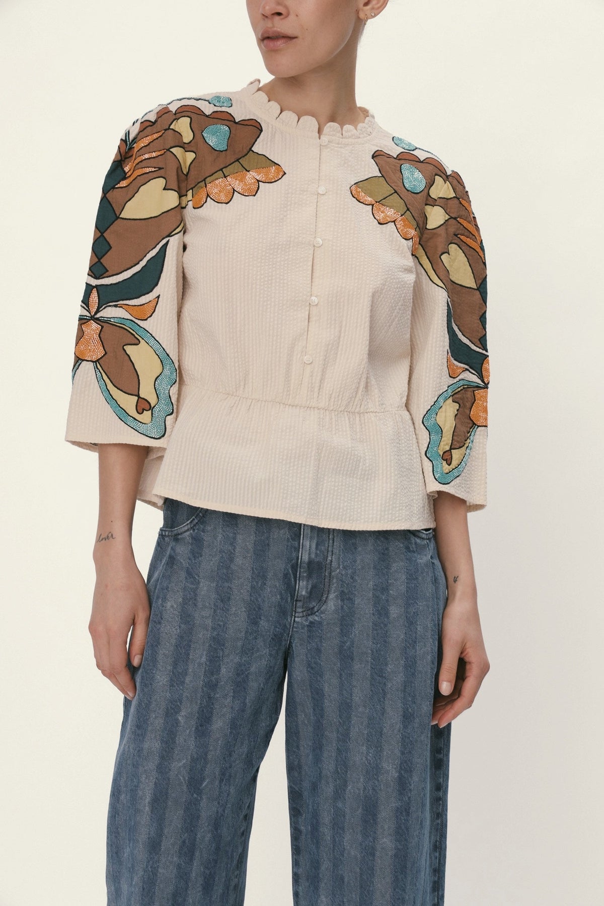 Stella Nova Butterfly Top Top 036 Creme Tones