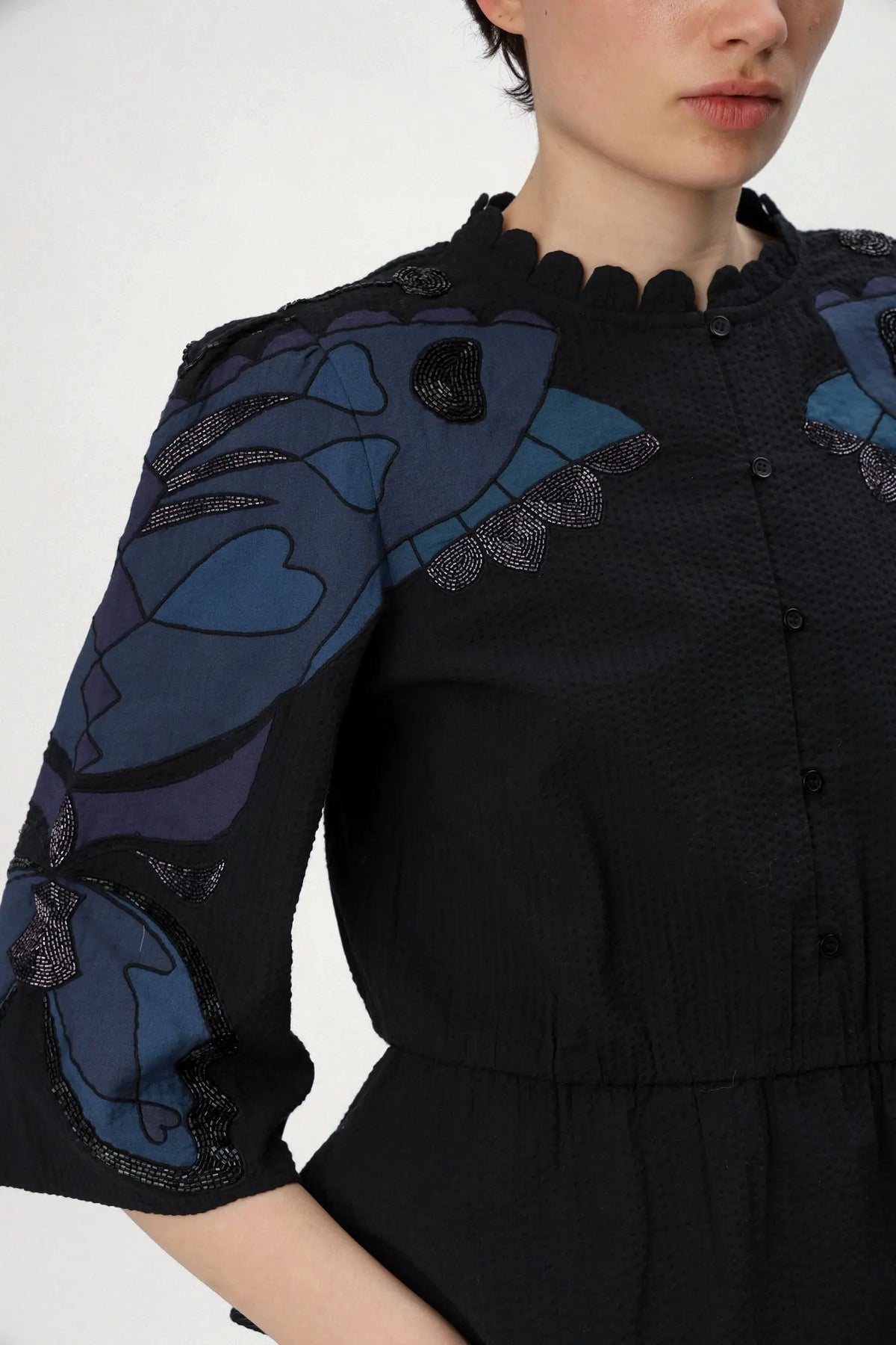 Stella Nova Butterfly Top Top 324 Dark Ocean Black