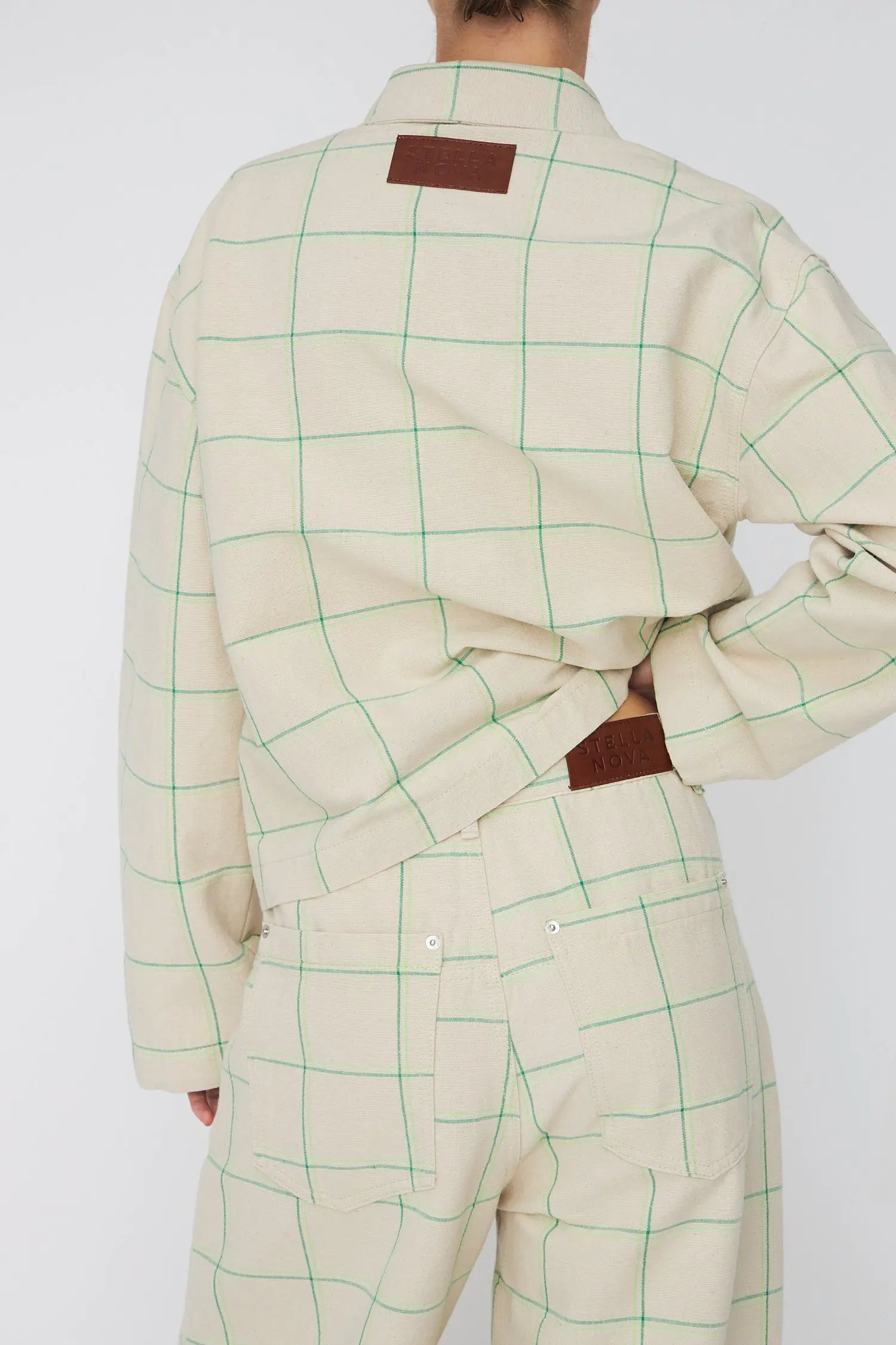 Stella Nova Checked Shirt Shirt 020 Creme Check