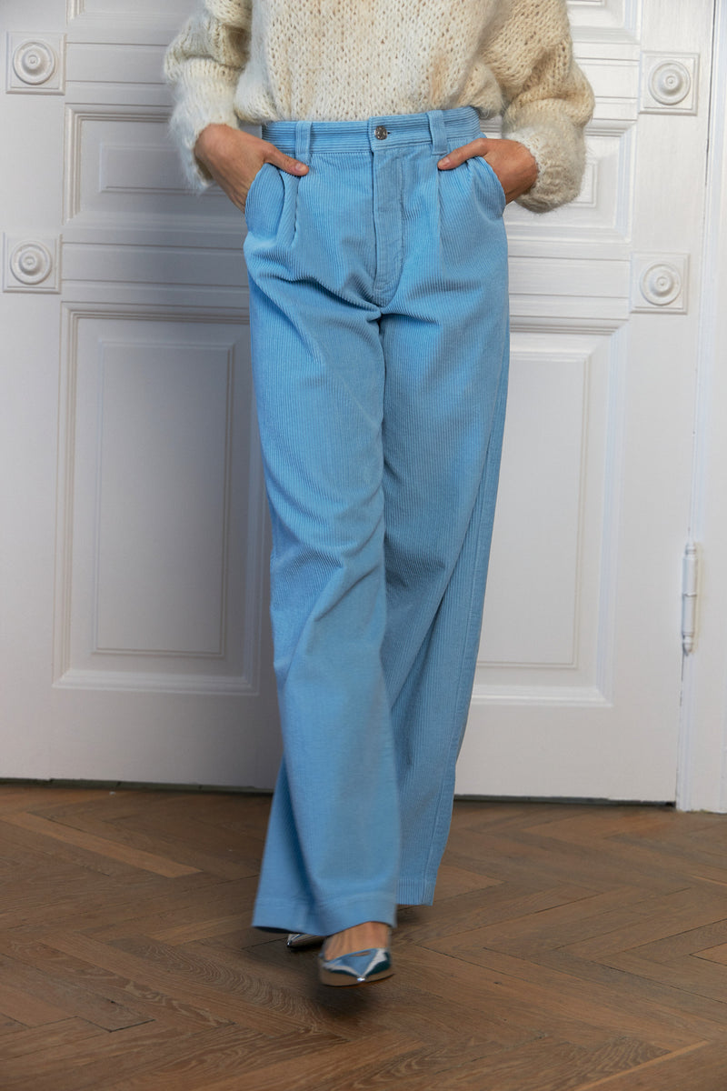 Stella Nova Corduroy pants Pants 302 Light Blue