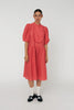 Cotton Lace Dress - Summer Coral
