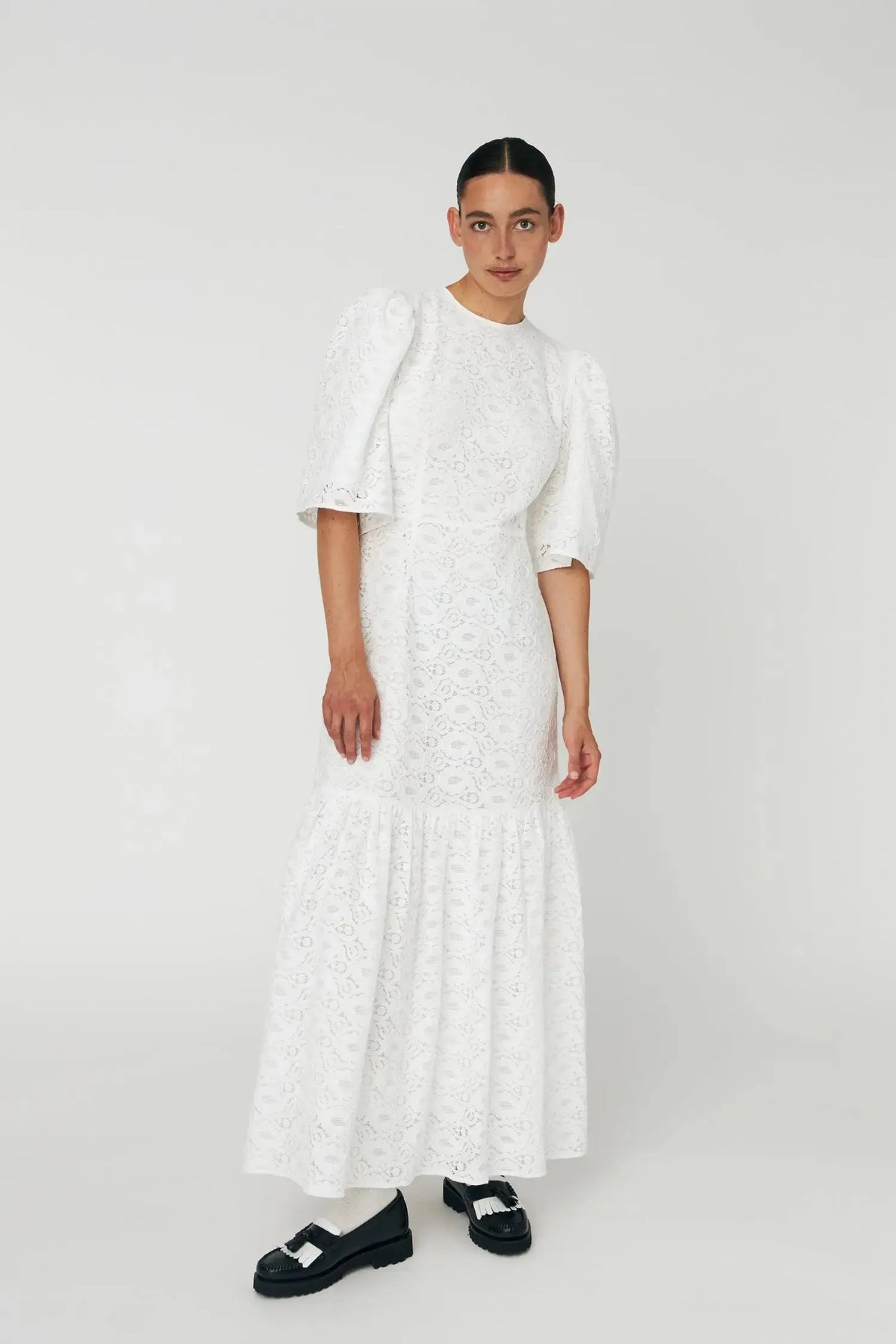 dress cotton lace Vintage 1930s ivory cotton lace dress  Moore Vintage Archive