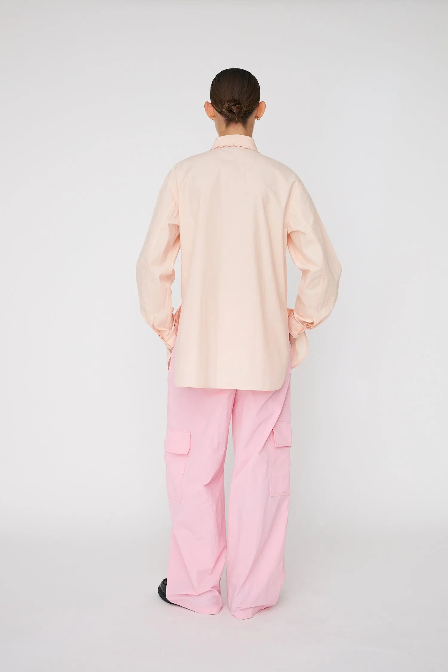 Stella Nova Cotton Poplin Shirt Shirt 026 Soft Powder