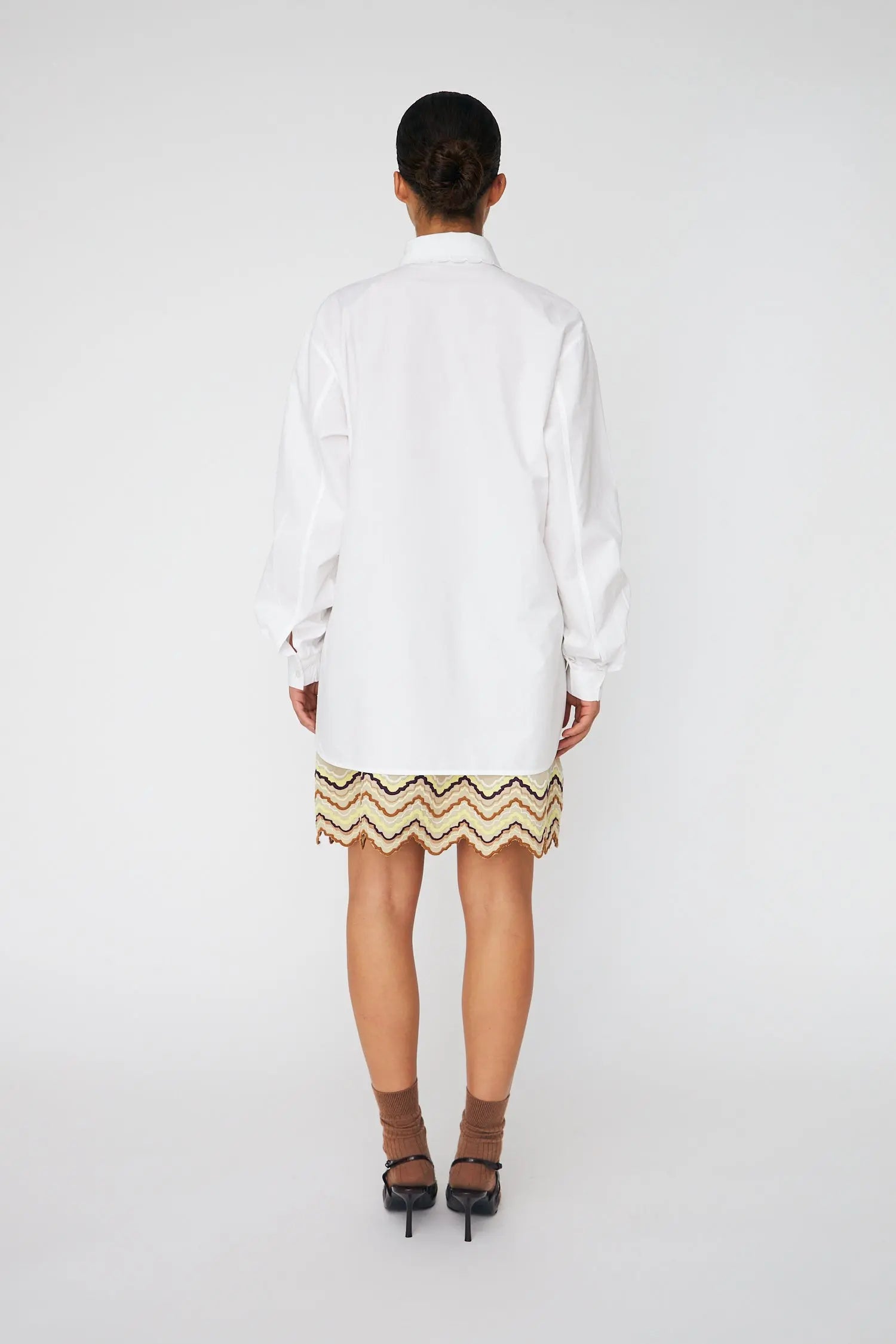 Stella Nova Cotton Poplin Shirt Shirt 001 White