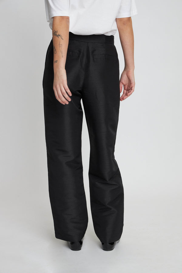 Stella Nova Crispy pleated pant Pants 999 Black