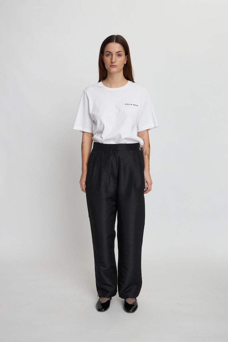 Stella Nova Crispy pleated pant Pants 999 Black