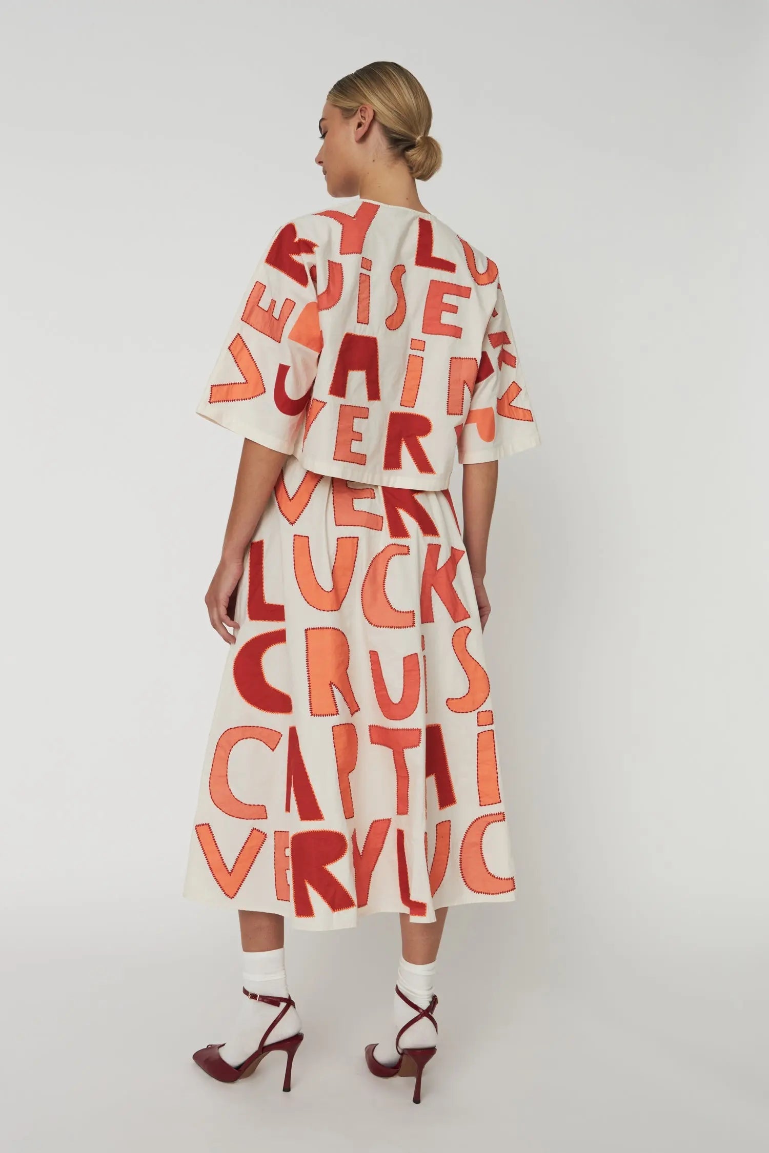 Stella Nova Cruise Skirt Skirt 681 Mixed Red