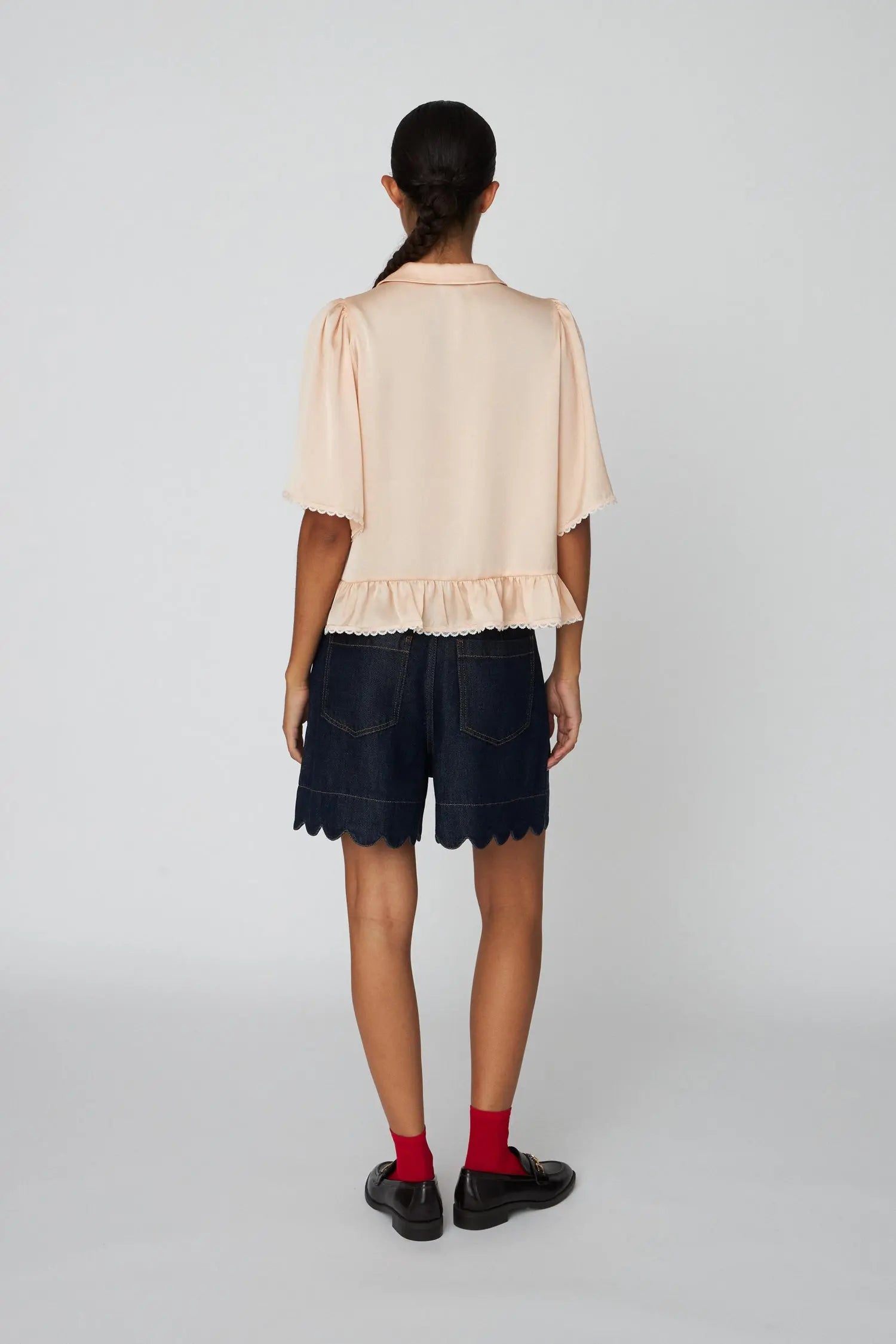 Stella Nova Delicate Lace Shirt Shirt 558 Pale Pink