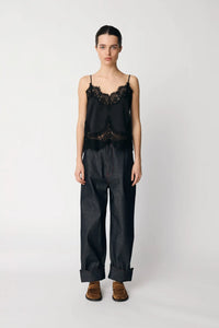 Delicate Lace Top - Black