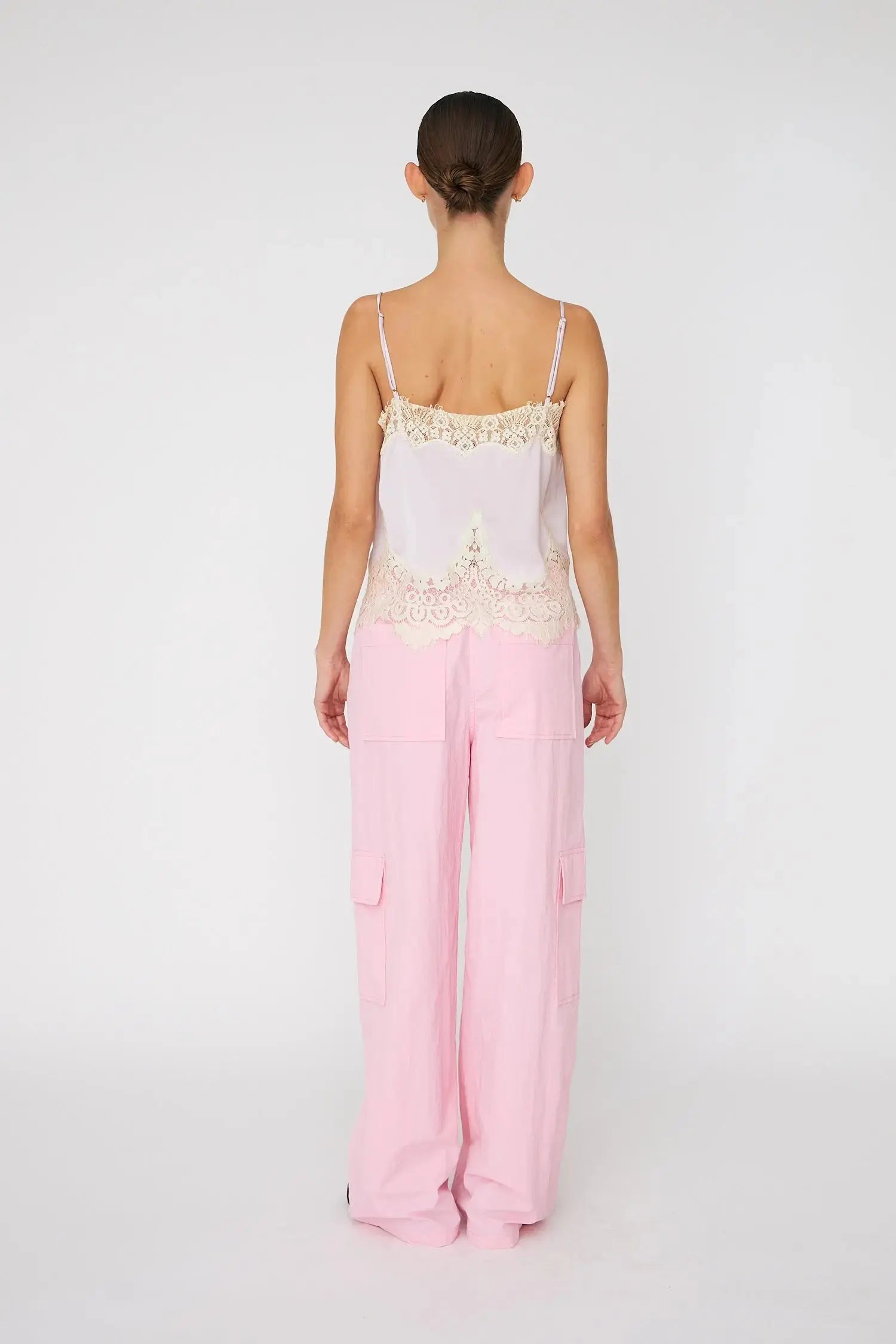 Stella Nova Delicate Lace Top Top 523 Light Purple