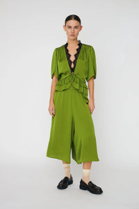 Blusa con Fiocco Delicato - Green Flash