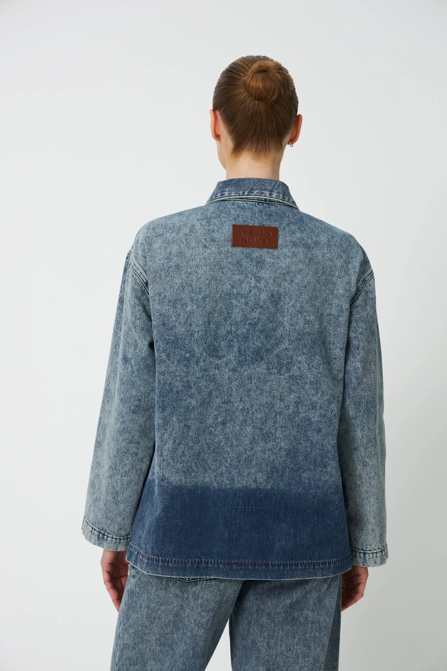 Stella Nova Dip dye Denim Shirt Shirt 305 Denim Blue