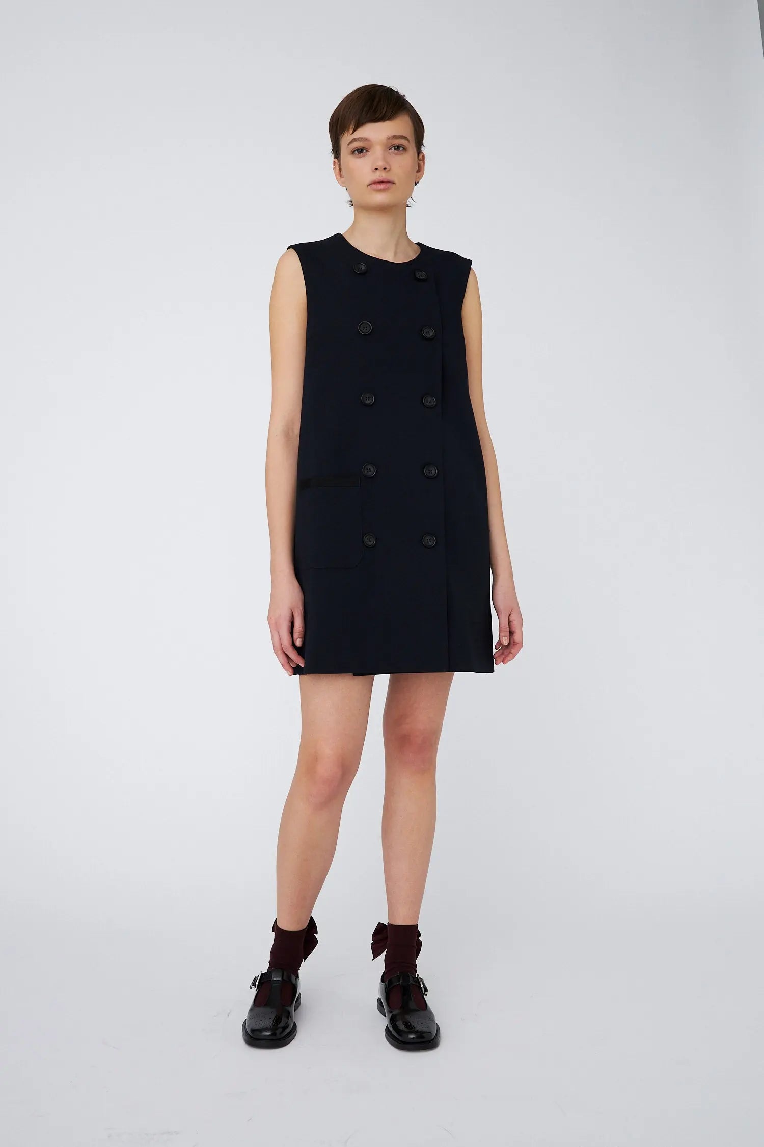 polka dot mini dress near me Petite Black Polka Dot Lyndsey Mini Dress