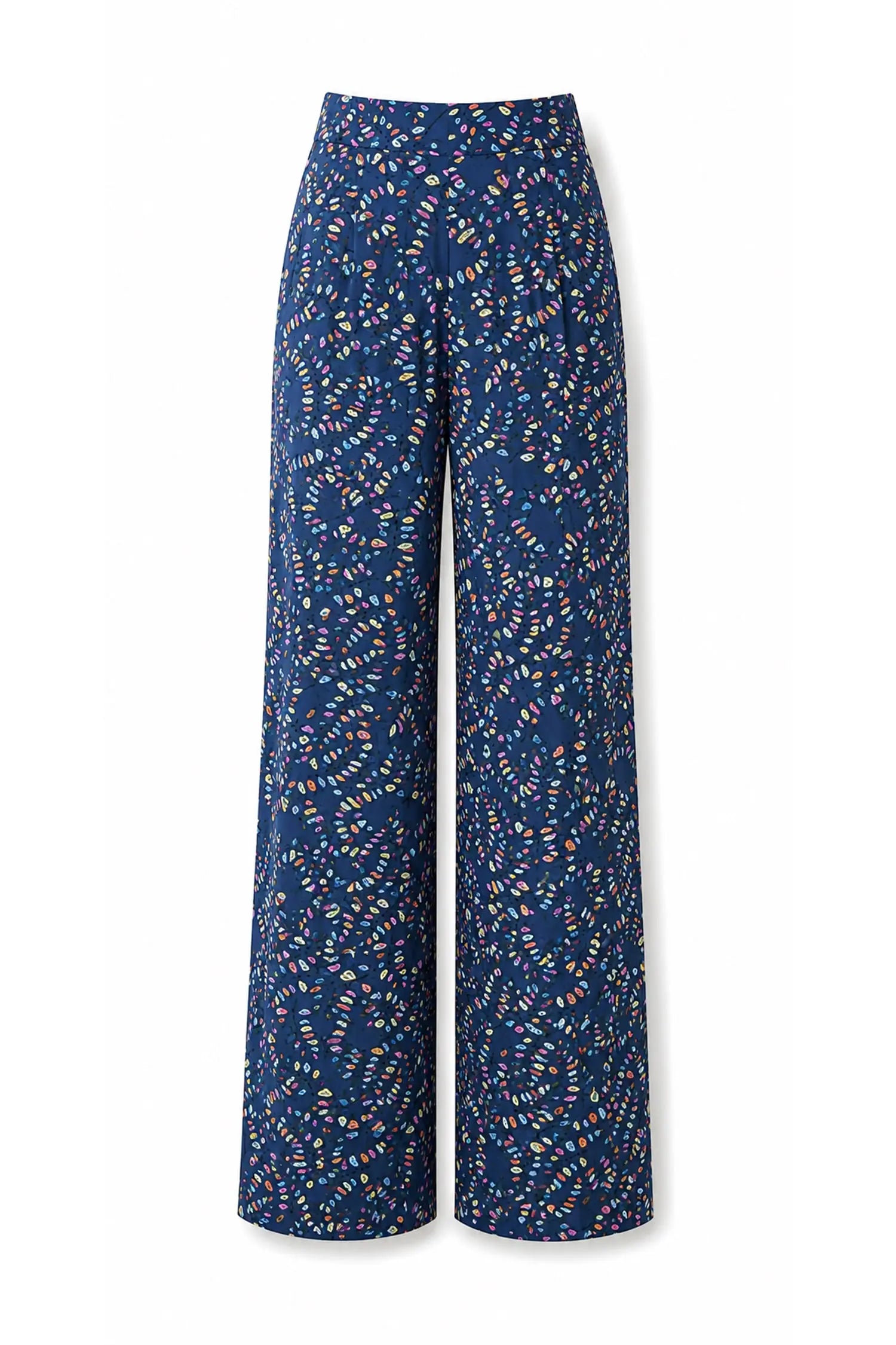 Stella Nova Flower printed pants Pants 775 Dark and Colourful
