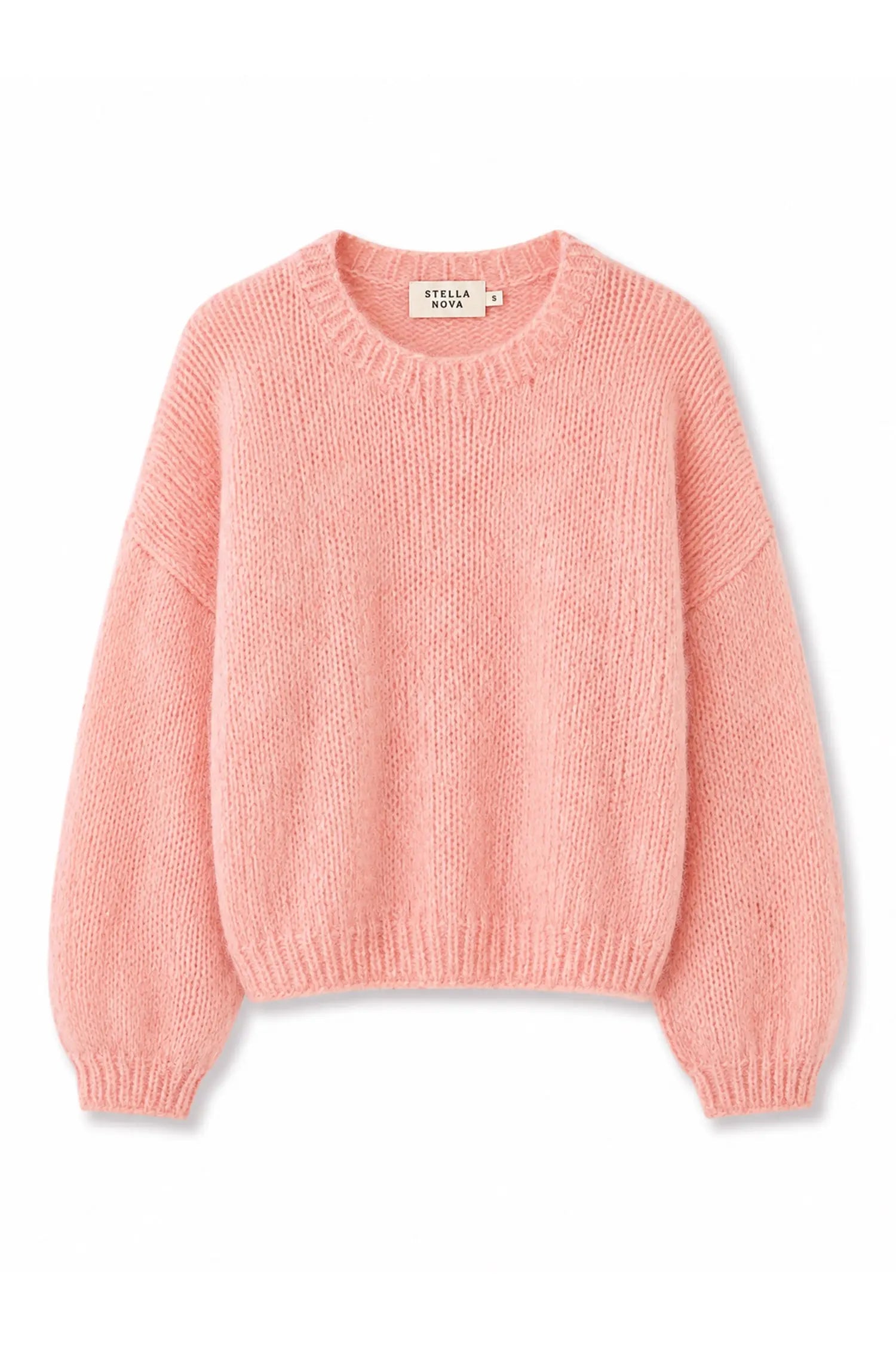 Stella Nova Handcrafted sweater from Peru Sweater 639 Peach Rose