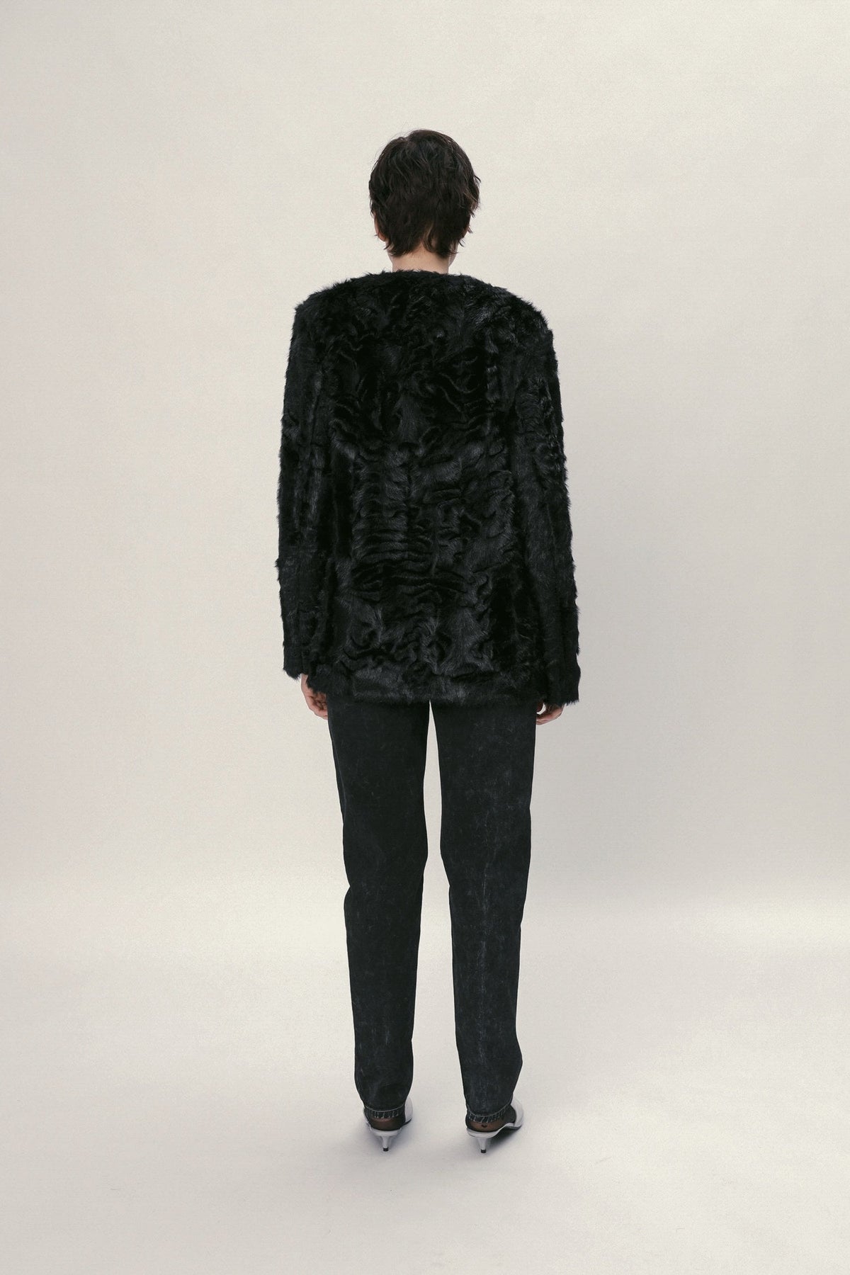 Stella Nova Imitated Fur Jacket Jacket 999 Black