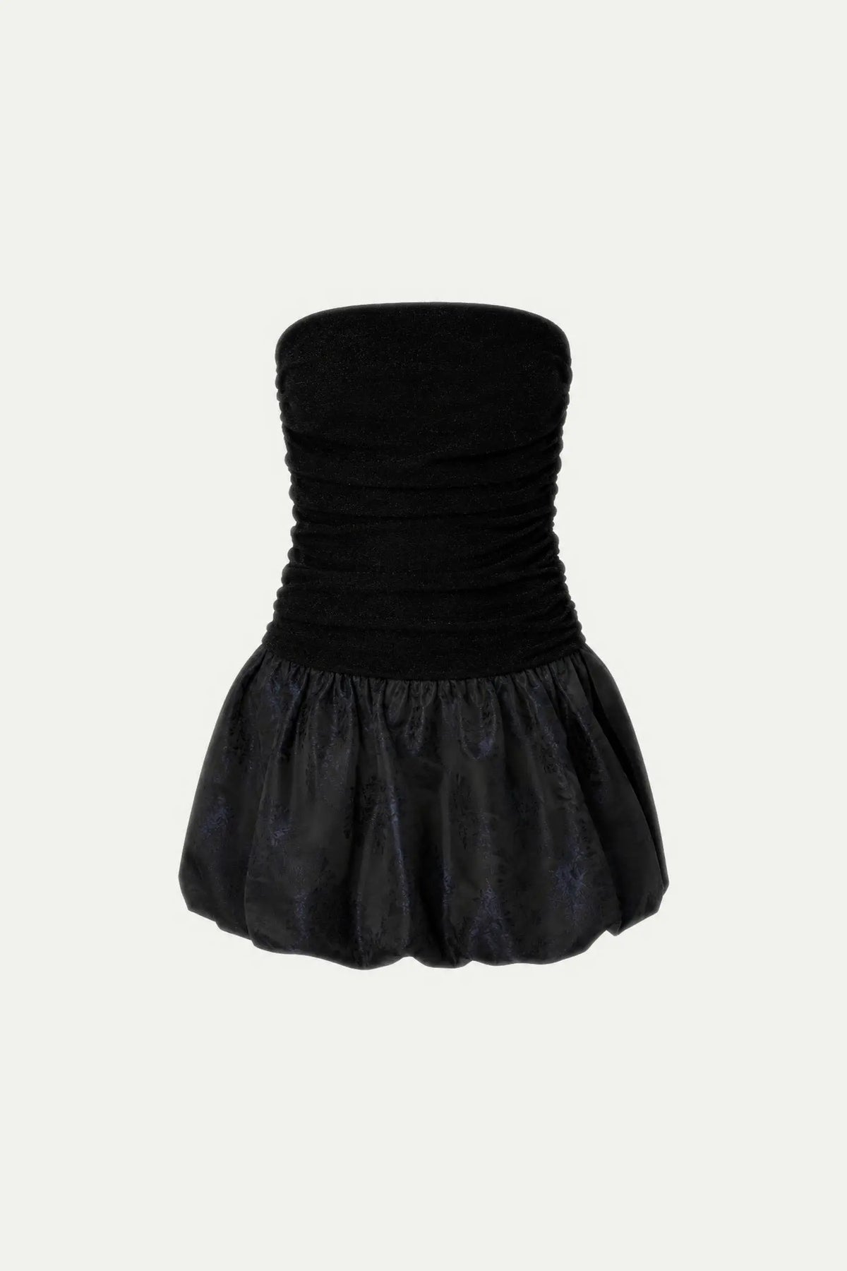 Stella Nova Jersey Corsage Dress Dress 324 Dark Ocean Black