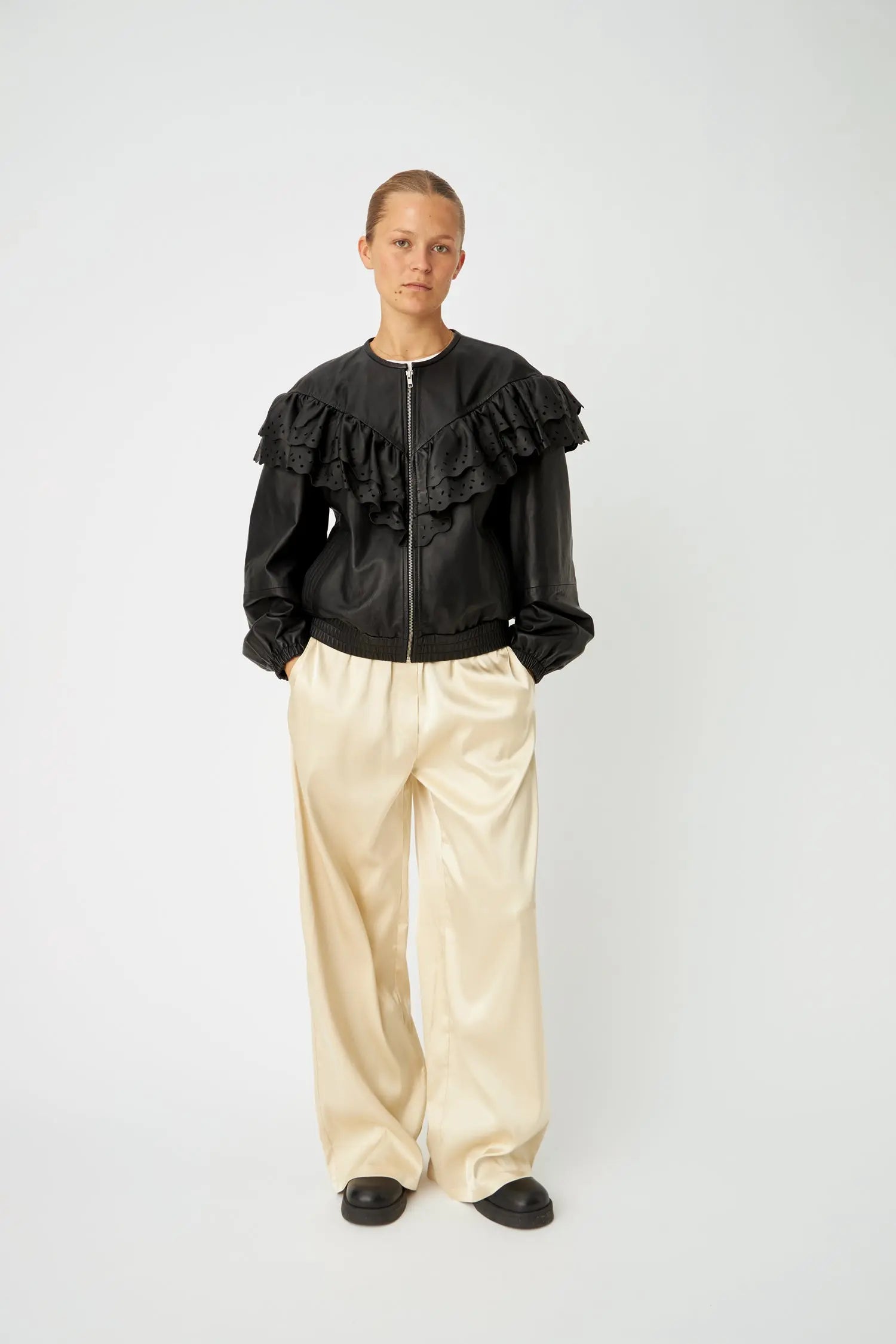 Stella Nova Jodi Leather Jacket 999 Black