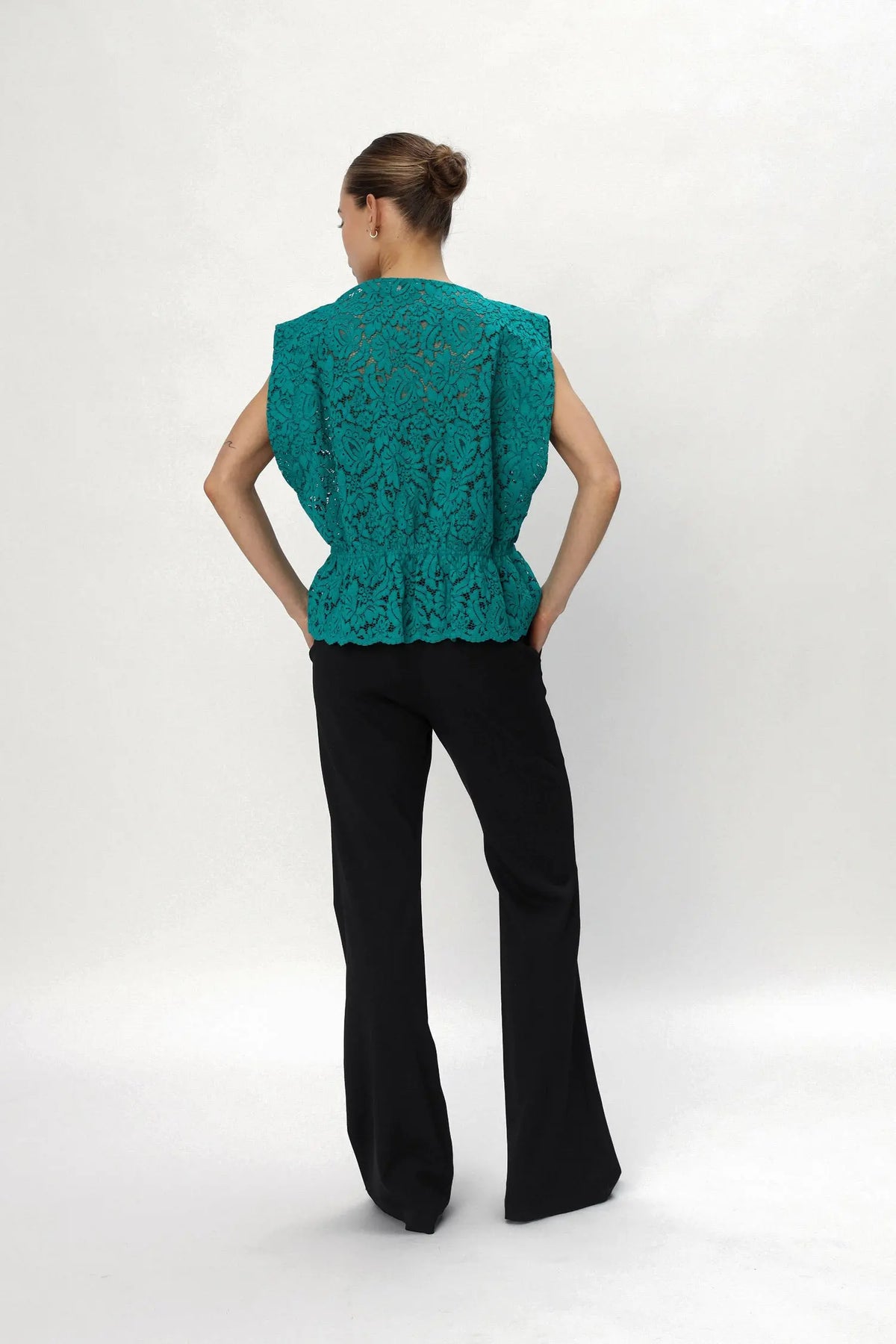 Stella Nova Lace Top Top 231 Emerald