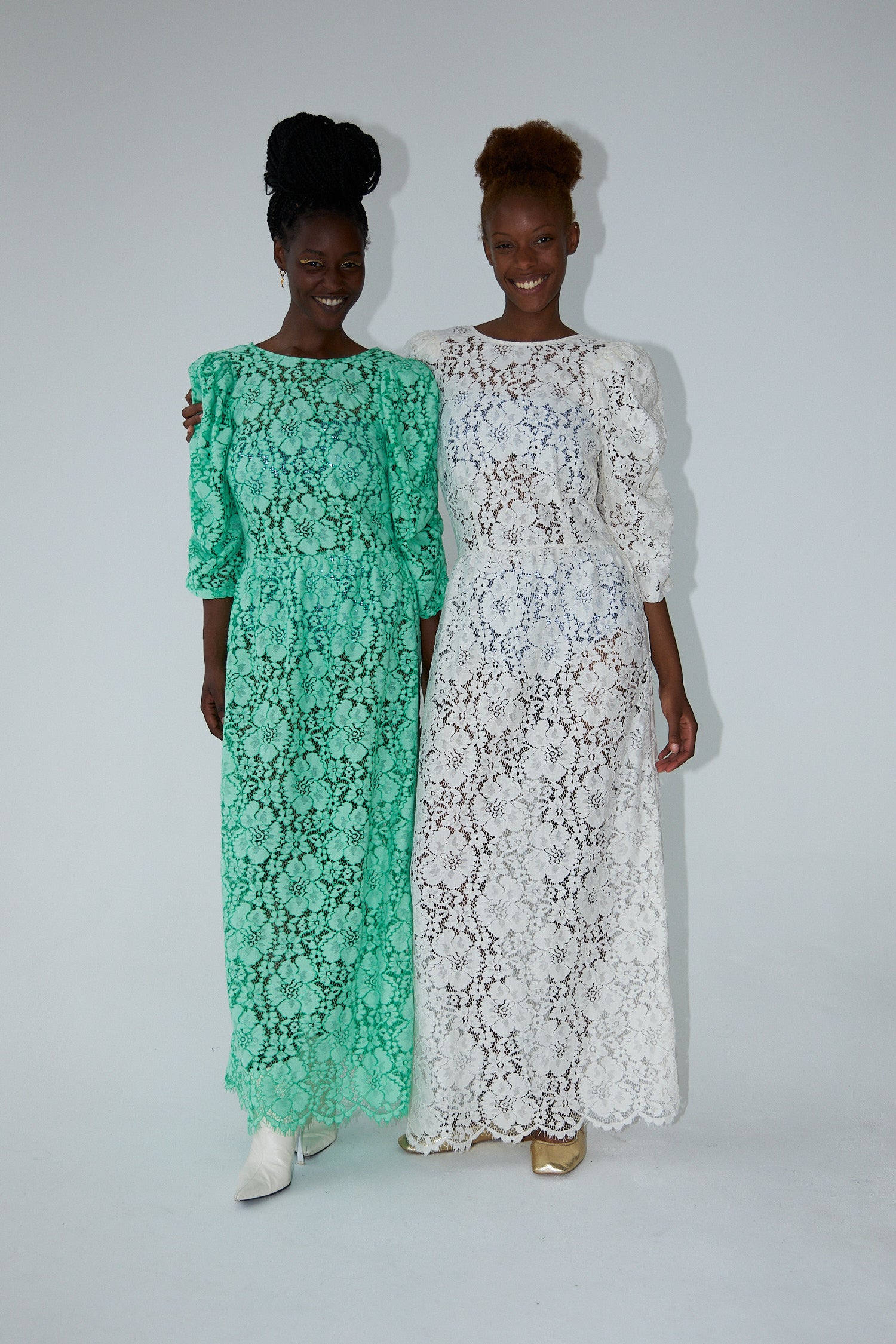 Stella Nova Lace maxi dress Dress 454 Bright Mint