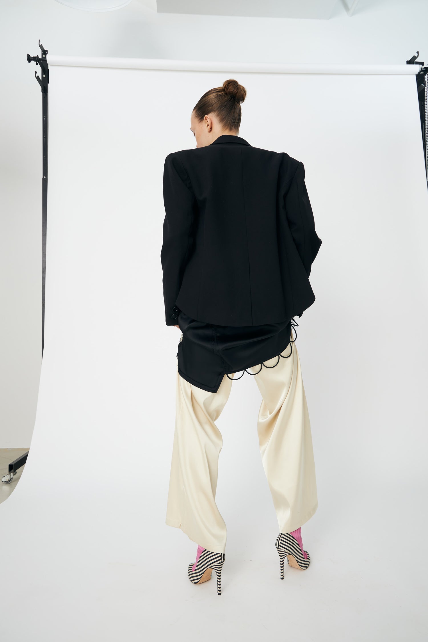 Stella Nova Loose Pants with Elastic Waist Pants 053 Creme Brûlée