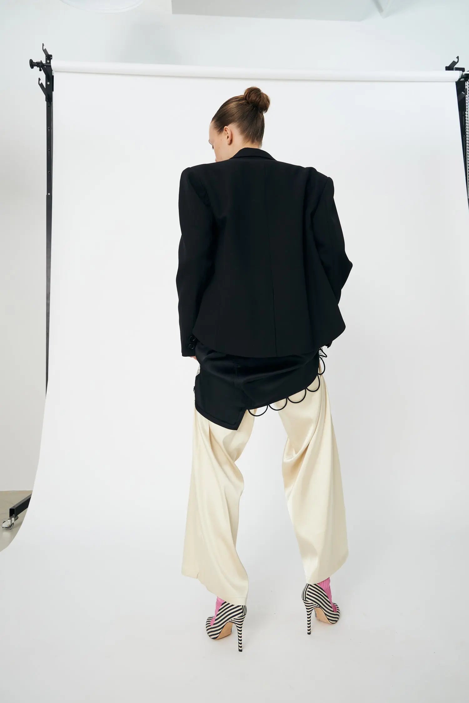 Stella Nova Loose Pants with Elastic Waist Pants 053 Creme Brûlée