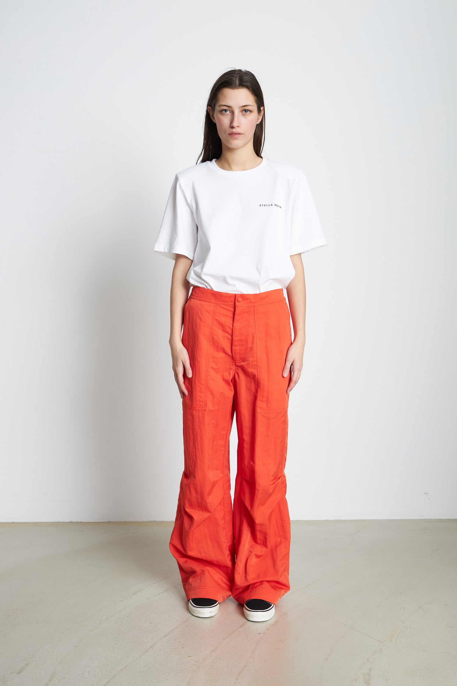 Stella Nova Loose fit Cargo Pants Pants 466 Orange Red