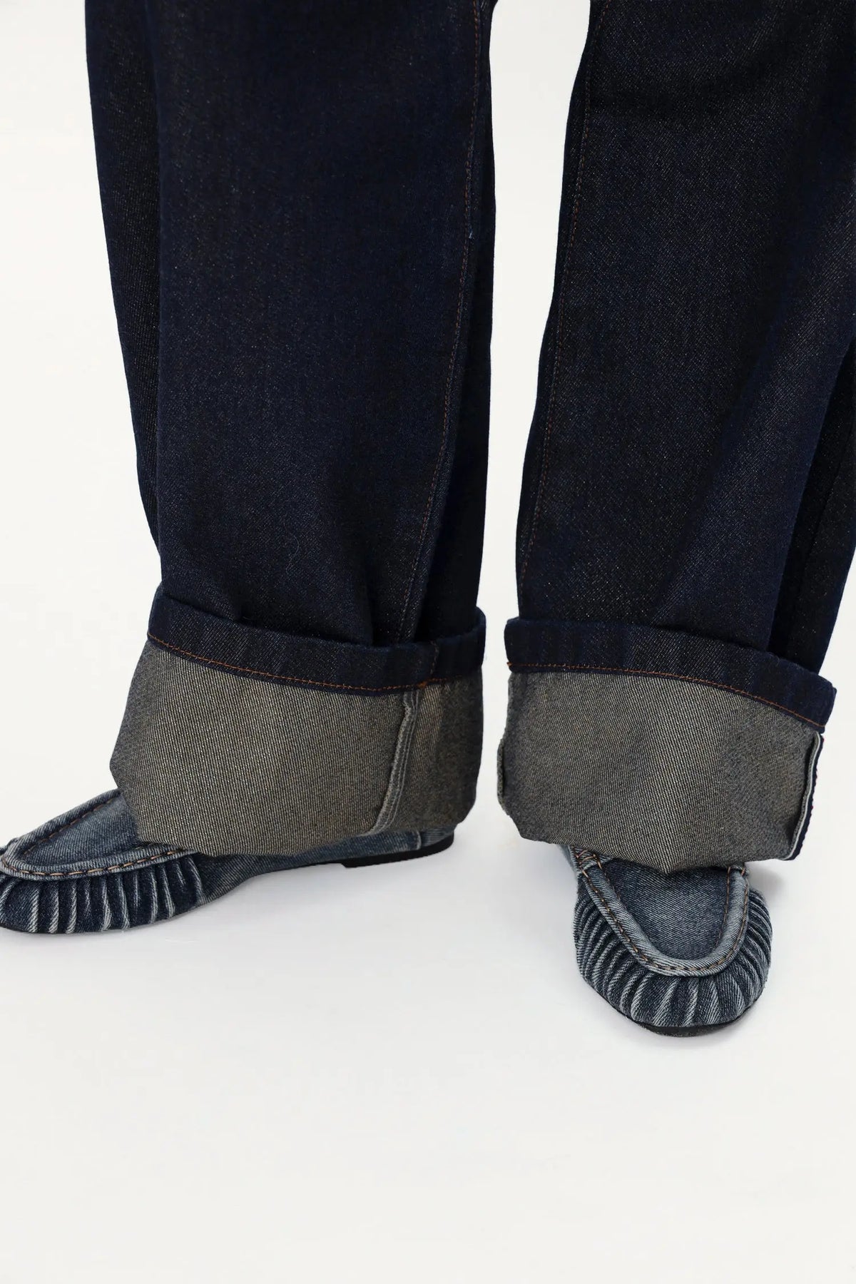 Stella Nova Lurex Demin Jeans Pants 295 Blue Lurex