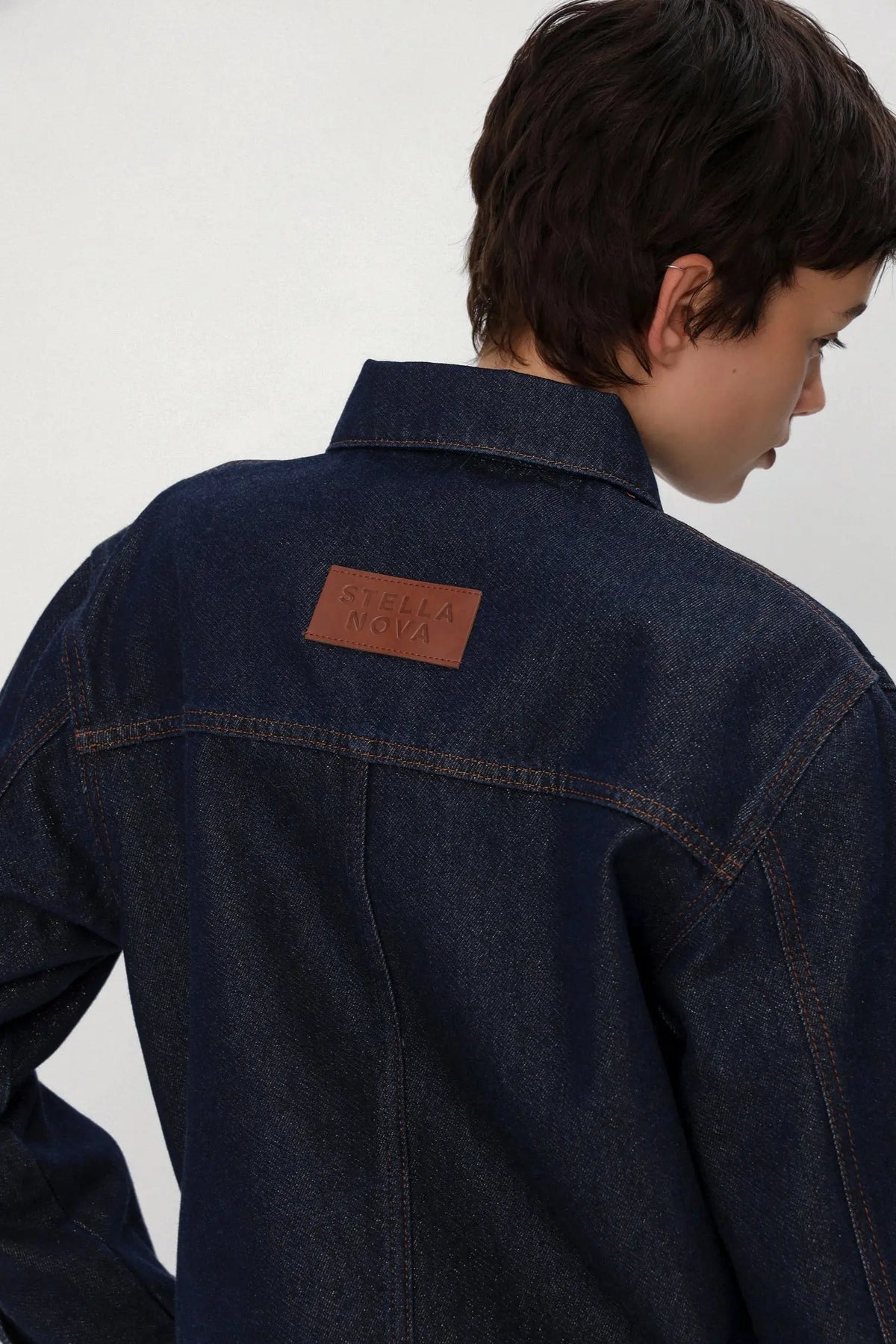 Stella Nova Lurex Denim Shirt Shirt 295 Blue Lurex