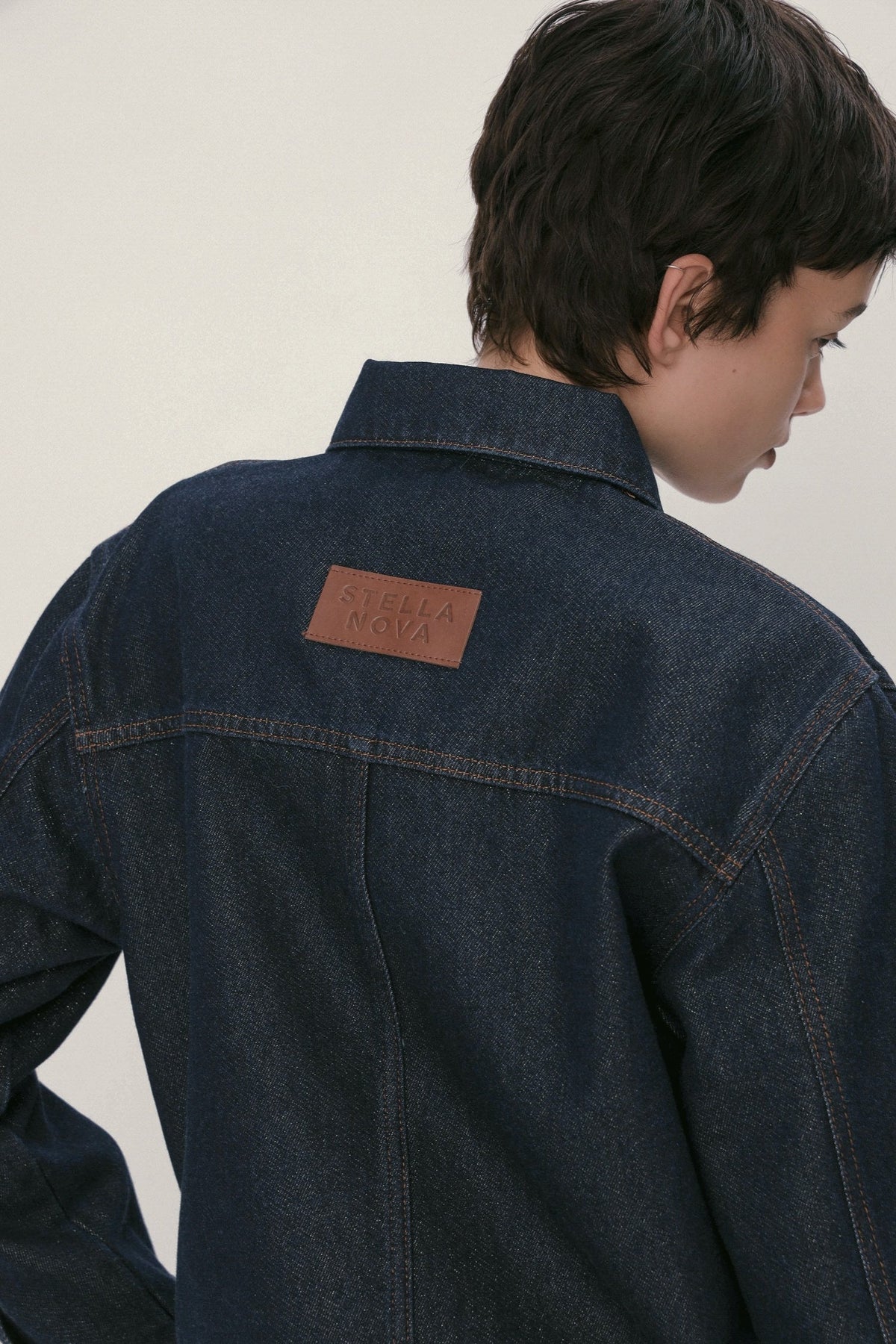 Stella Nova Lurex Denim Shirt Shirt 295 Blue Lurex