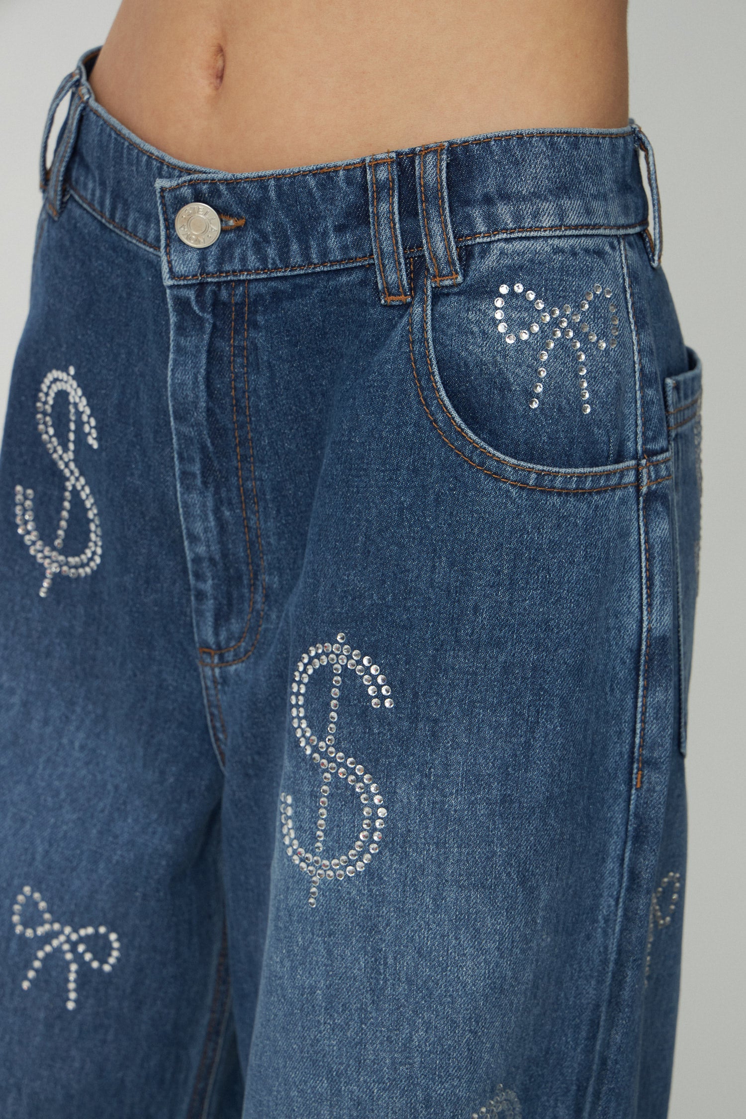 Stella Nova Million Dollar Baby pants Pants 415 Washed Denim Blue