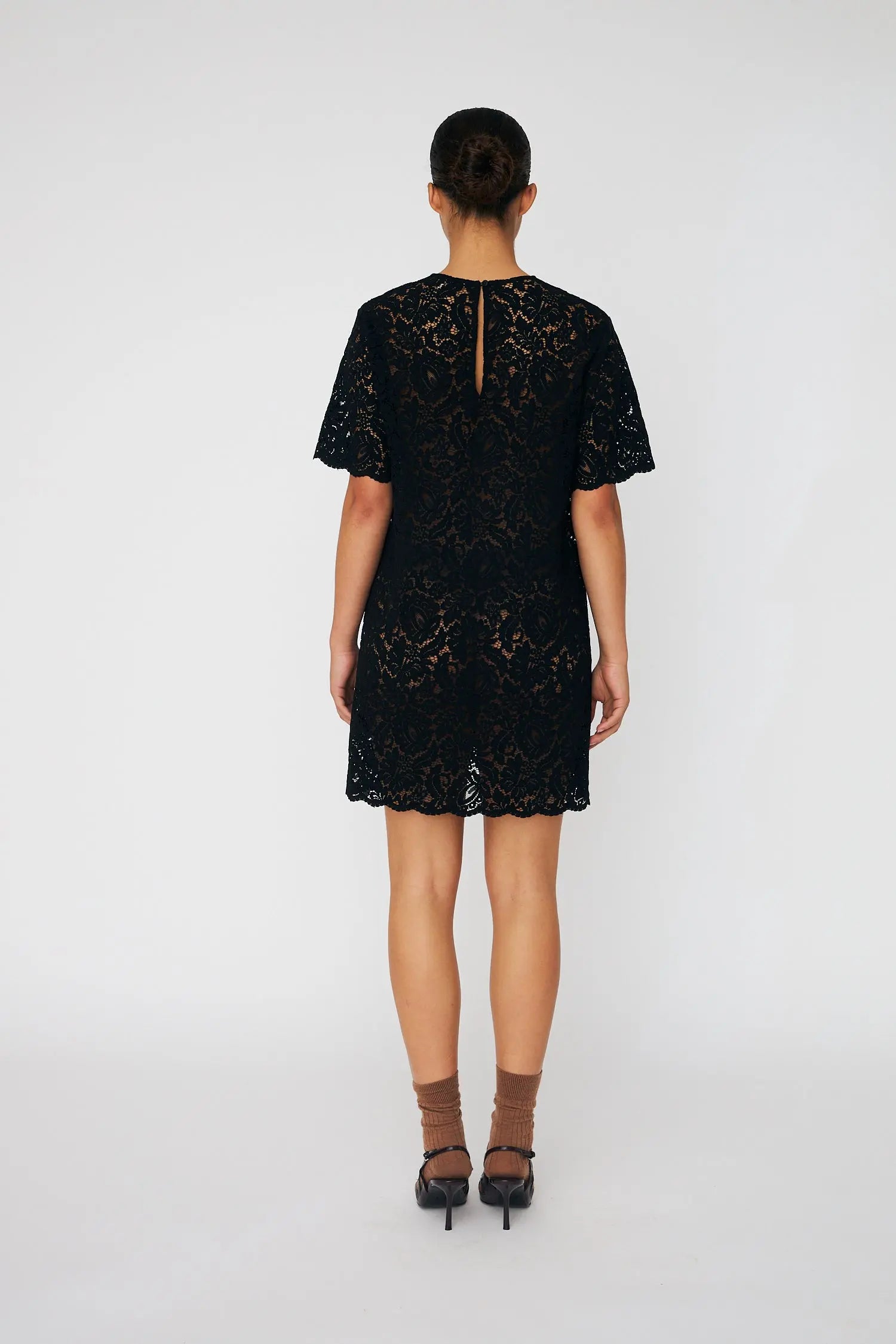 Stella Nova Mini Lace Dress Dress 999 Black