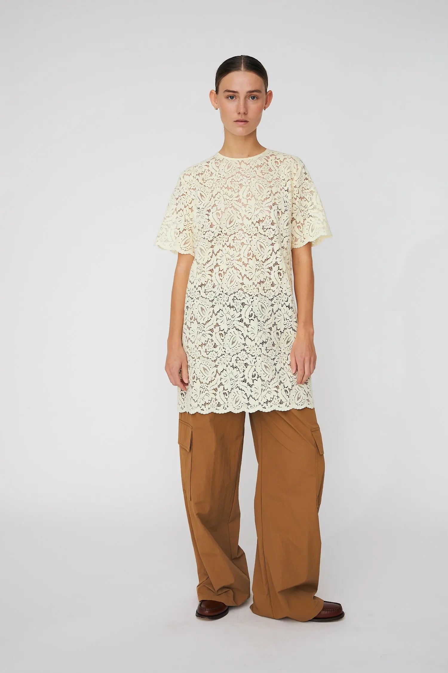 Stella Nova Mini Lace Dress Dress 149 Soft Yellow