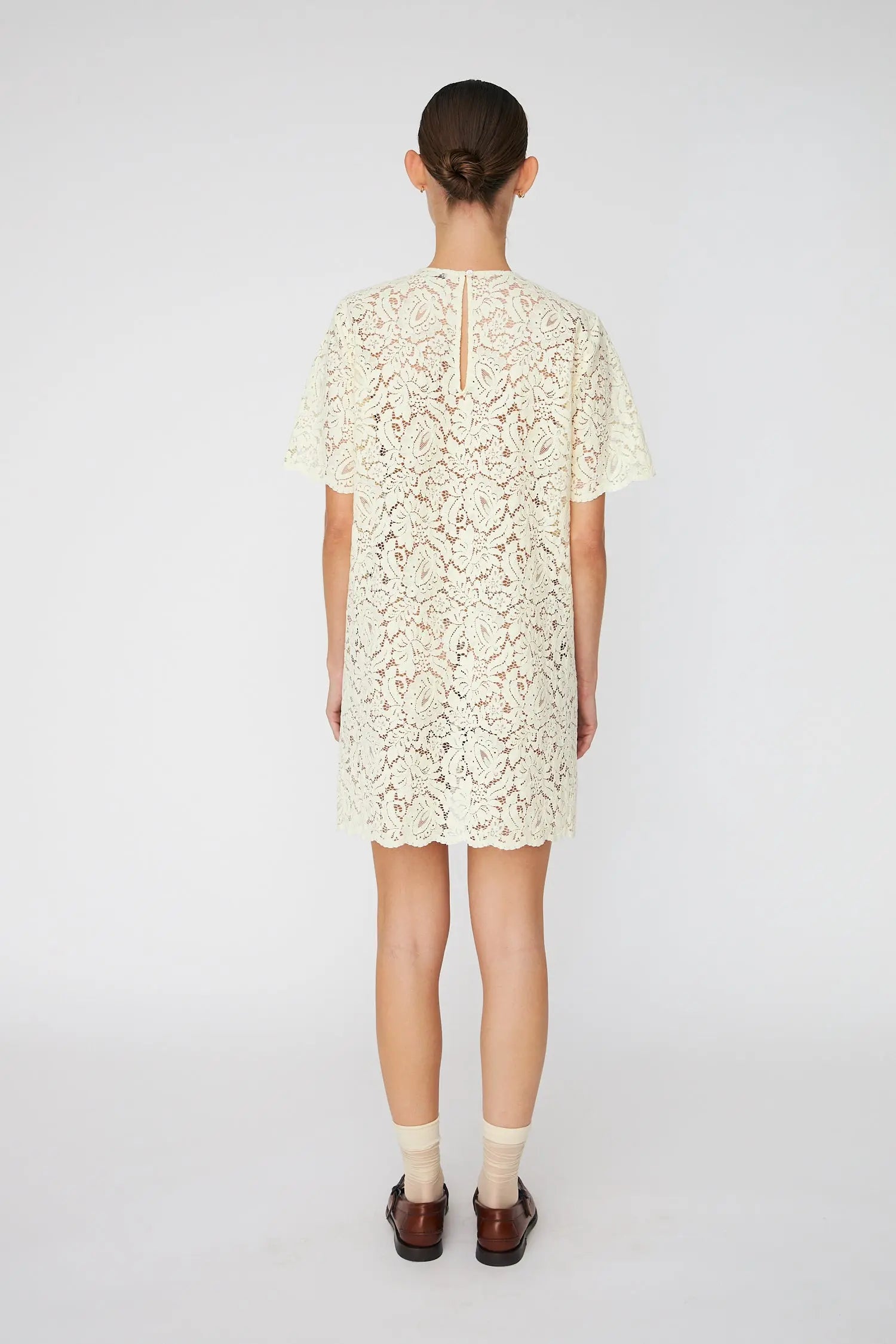 Stella Nova Mini Lace Dress Dress 149 Soft Yellow