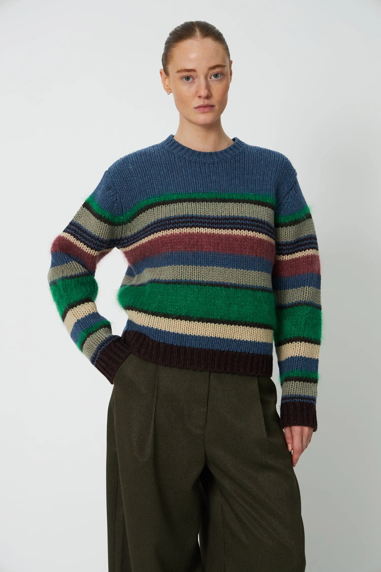 Stella Nova Multi Striped Sweater Sweater 530 Multicolour