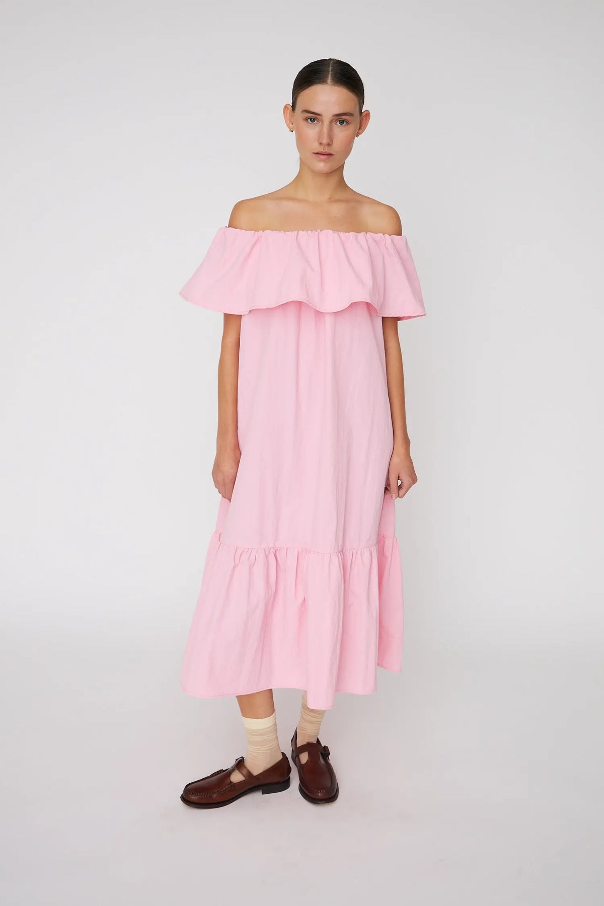 Off shoulder Midi Dress