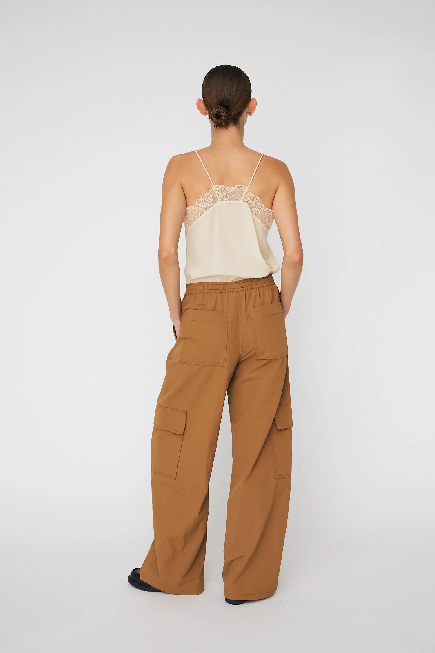 Stella Nova Oversized Caravan Pants Pants 079 Camel Brown