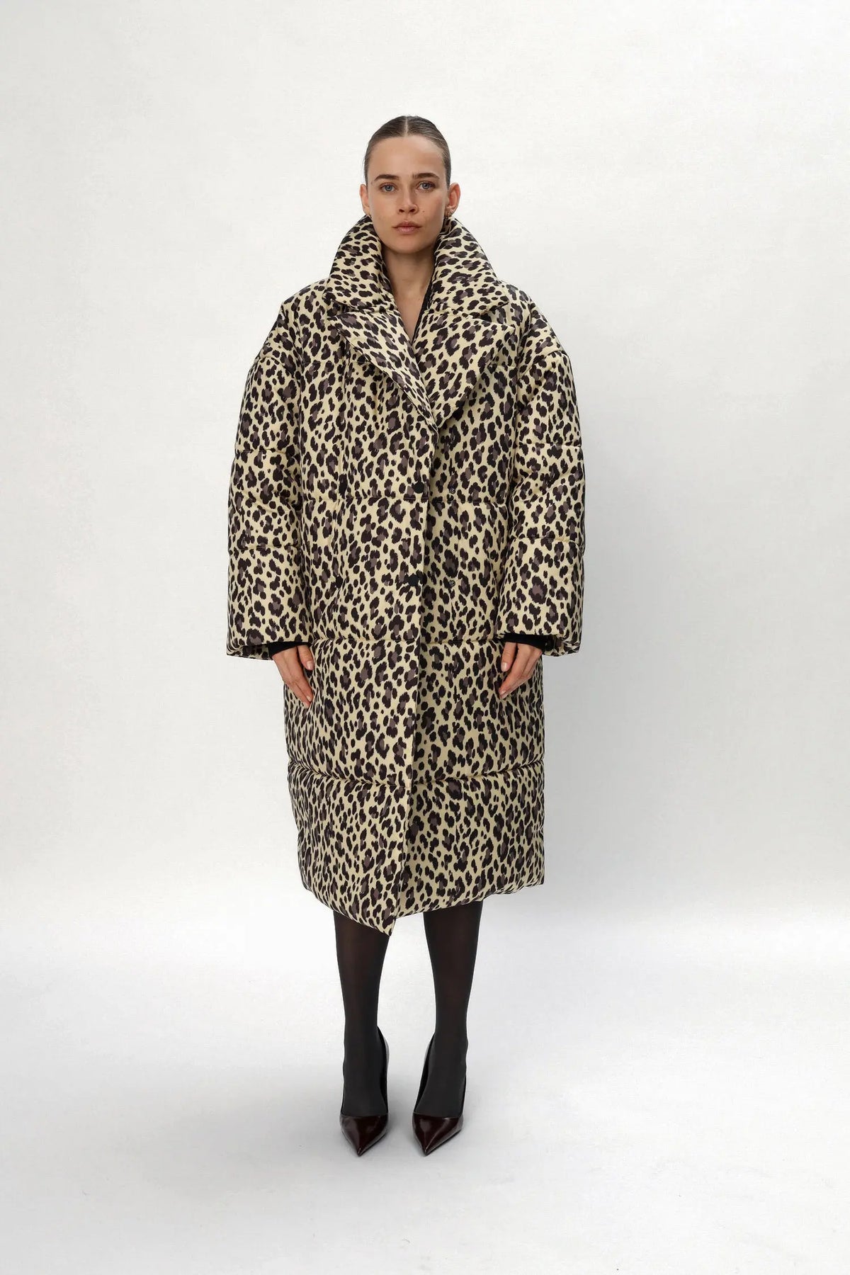 Stella Nova Oversized Padded Coat Coat 999 Black
