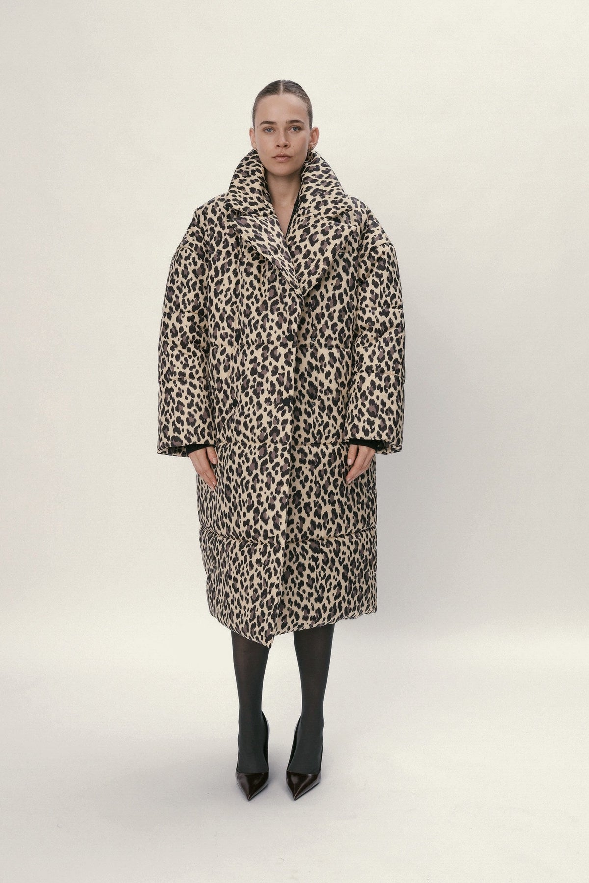 Stella Nova Oversized Padded Coat Coat 999 Black