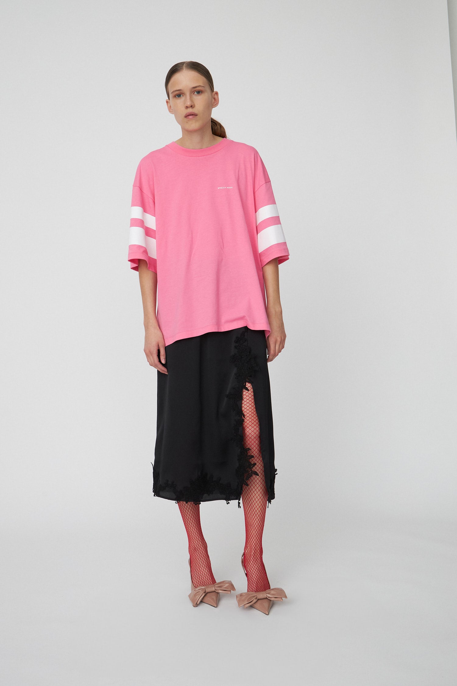 Stella Nova Oversized T-shirt T-shirt 465 Pink