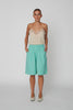 Pin Striped Shorts - Bright Mint