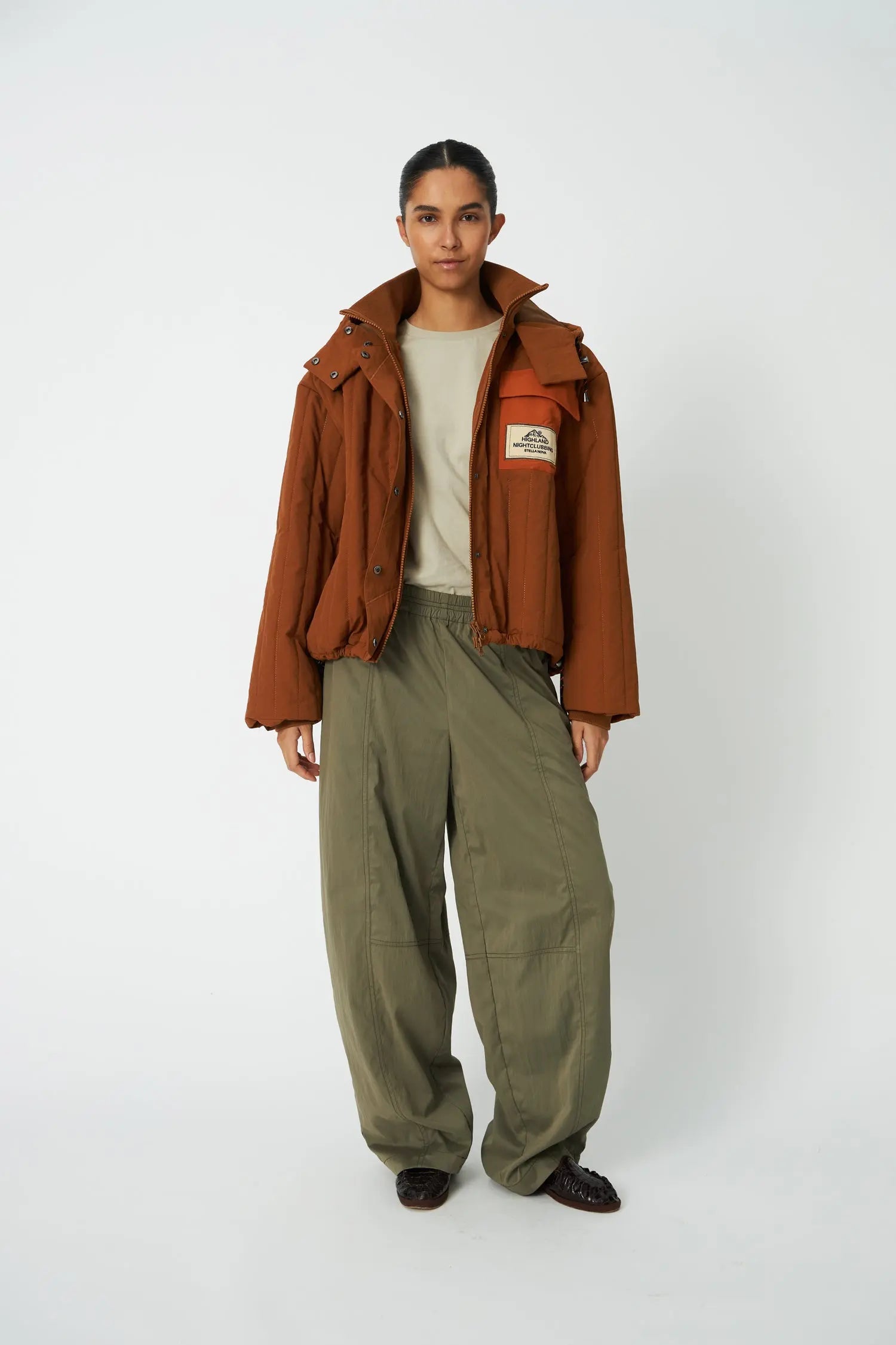 Stella Nova Quilted Jacket Jacket 869 Brown