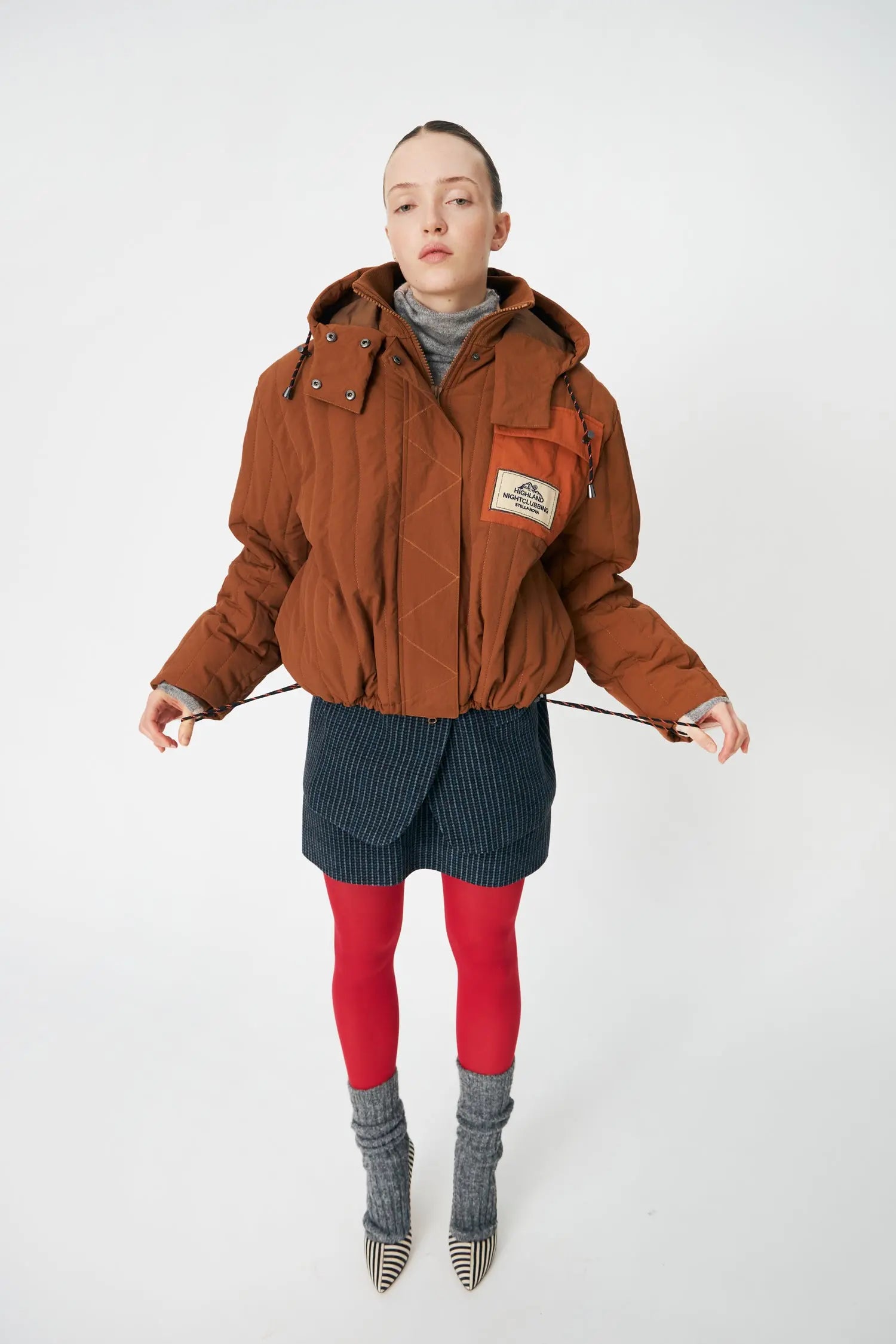 Stella Nova Quilted Jacket Jacket 869 Brown