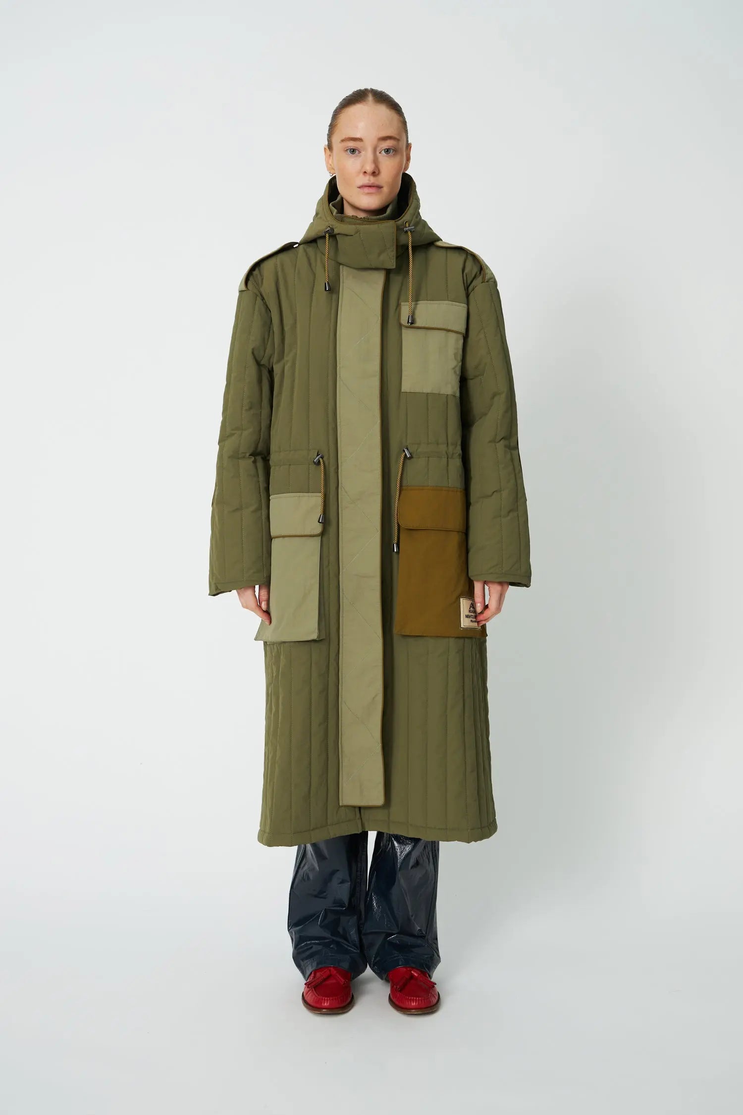 Stella Nova Quilted Parka Coat Coat 258 Army