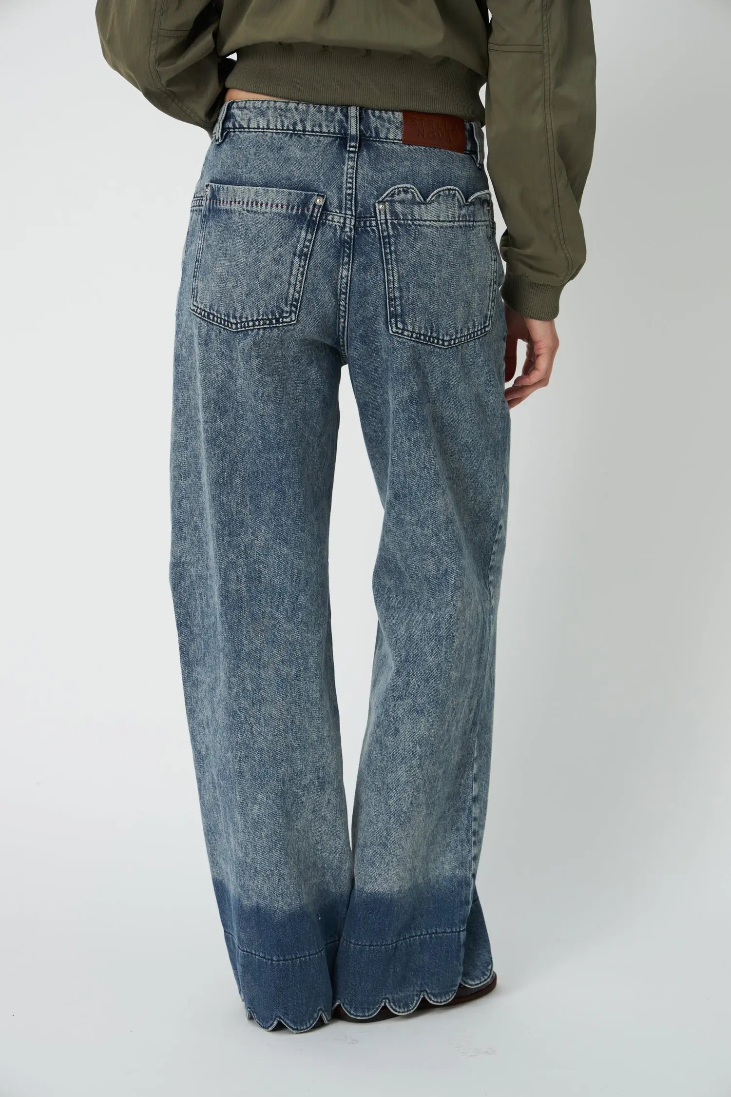 Stella Nova Scallop Edge Pants Pants 305 Denim Blue